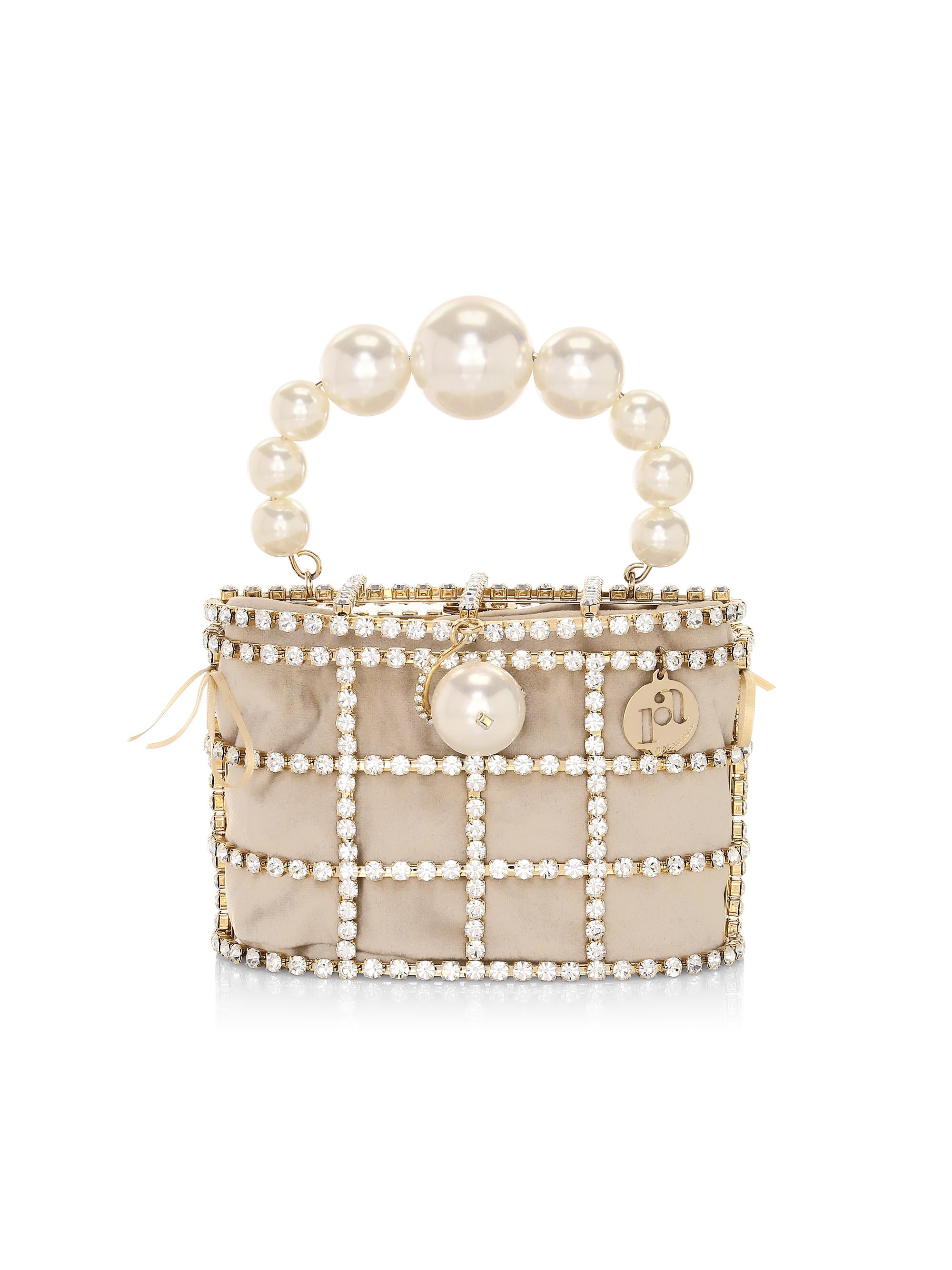Holli Embellished Top Handle Bag