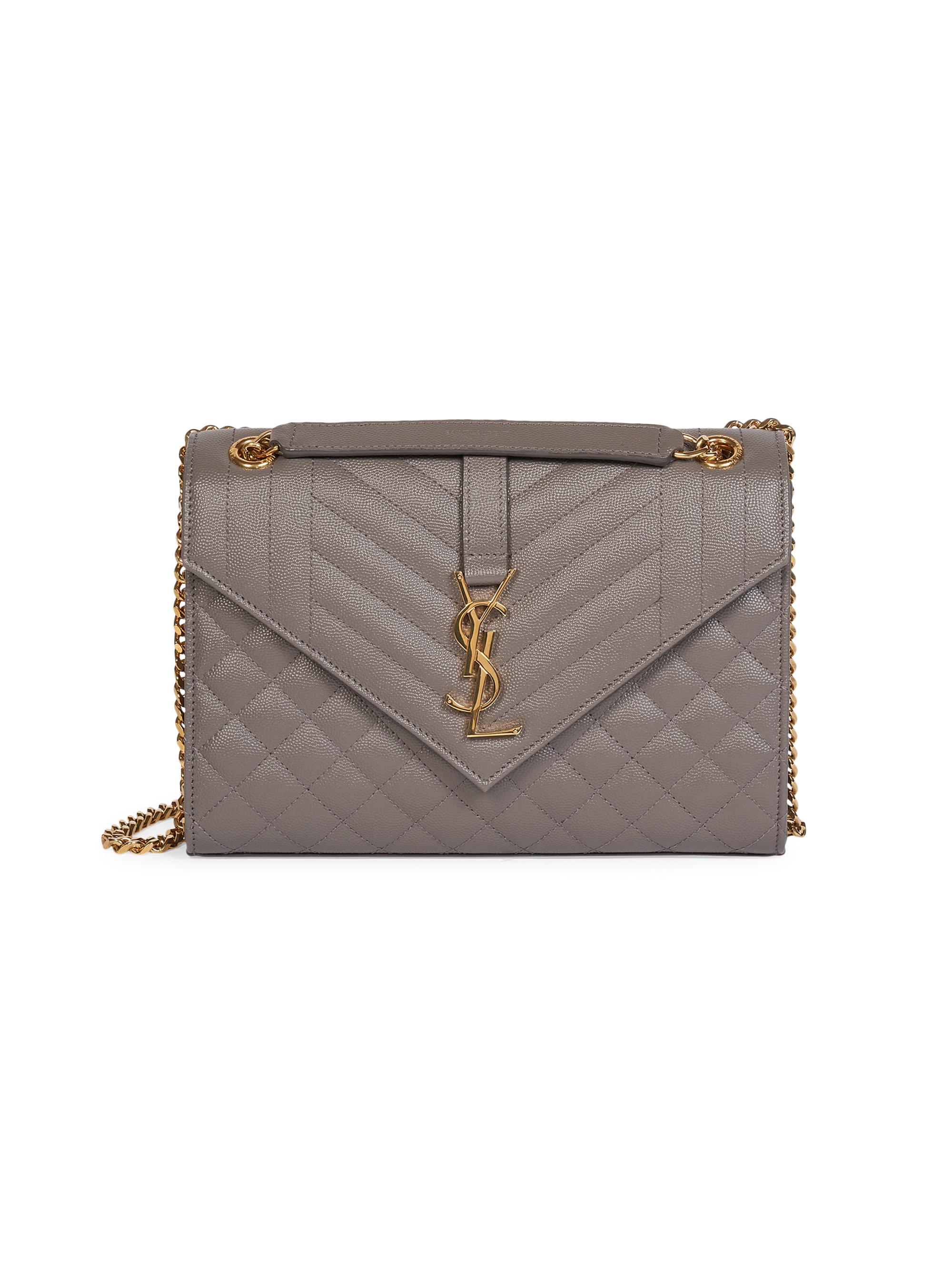 Medium Envelope Monogram Matelassé Leather Shoulder Bag