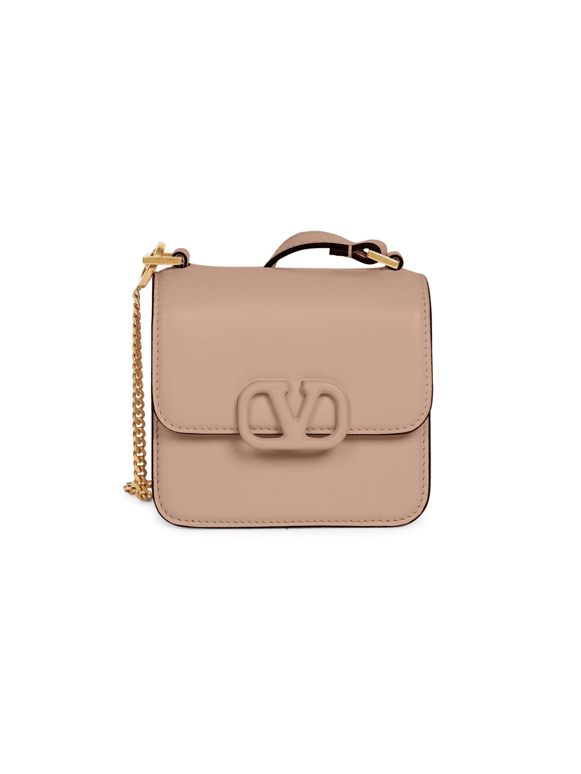 Micro VSling Leather Crossbody Bag