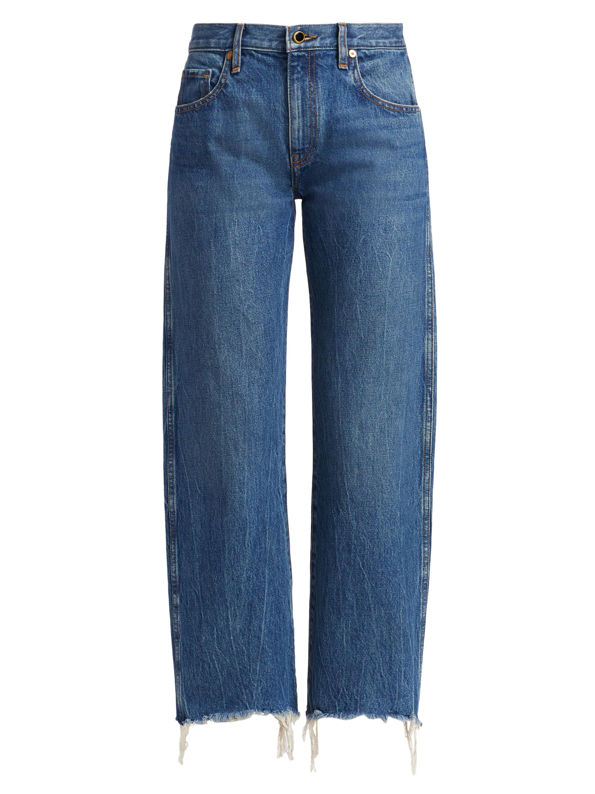 Gabbie Raw-Hem Jeans