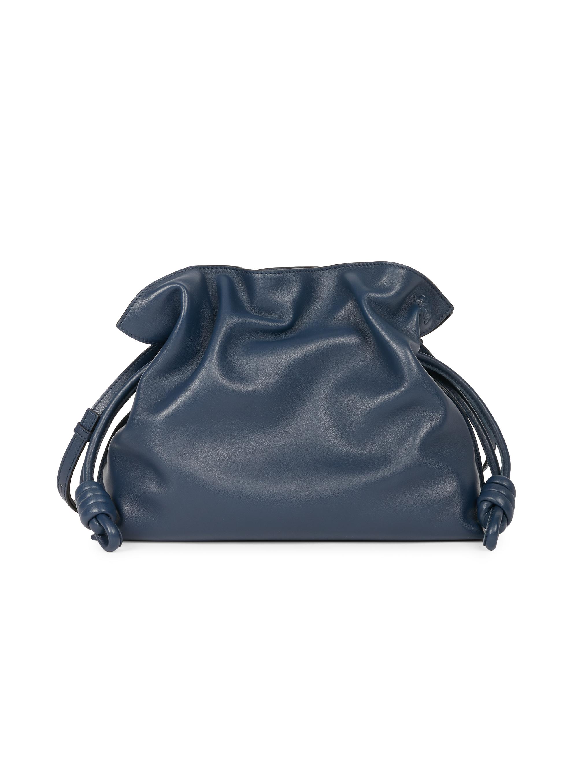 Flamenco Knot Leather Clutch