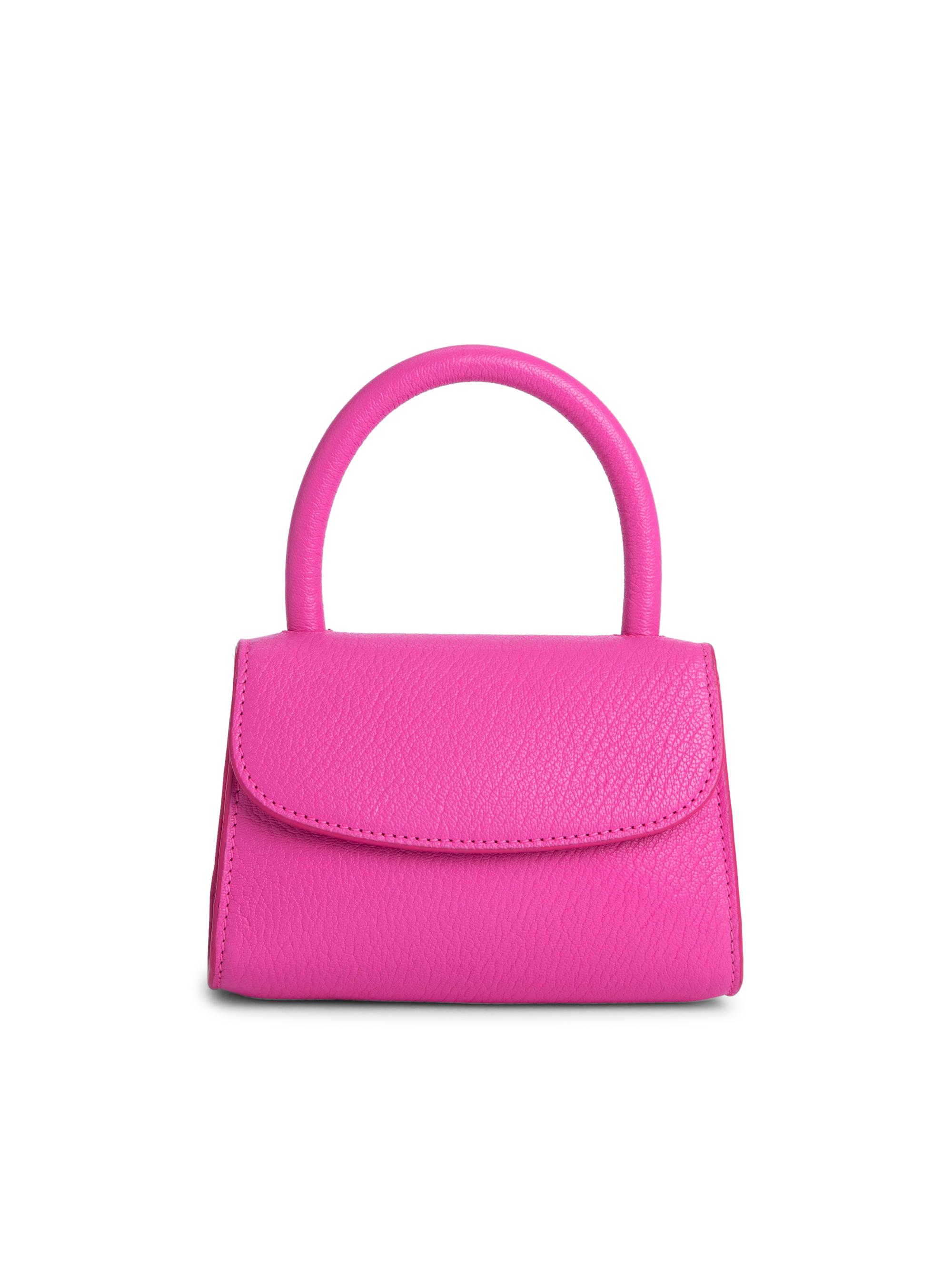 Mini Leather Top Handle Bag