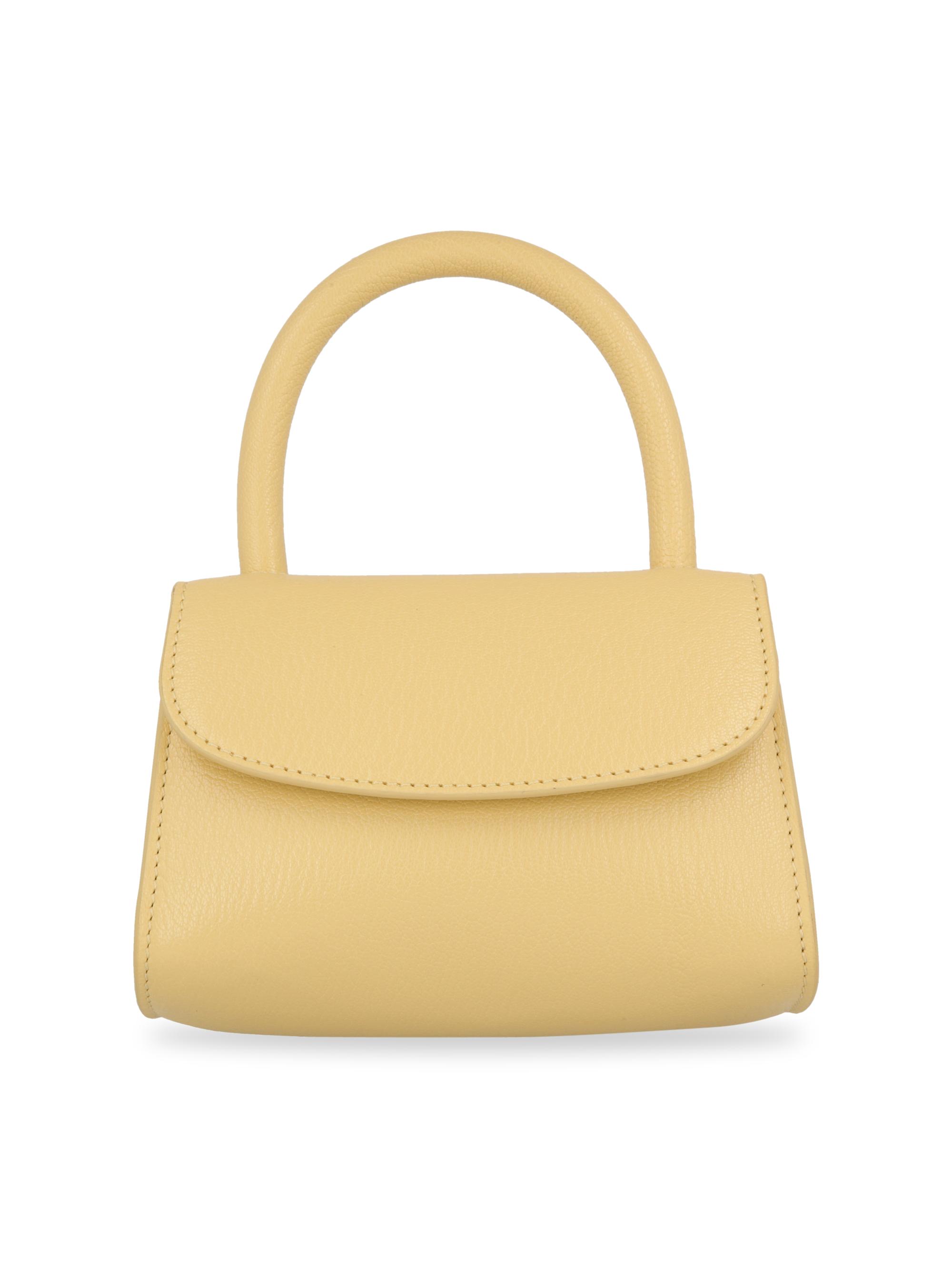 Mini Leather Top Handle Bag