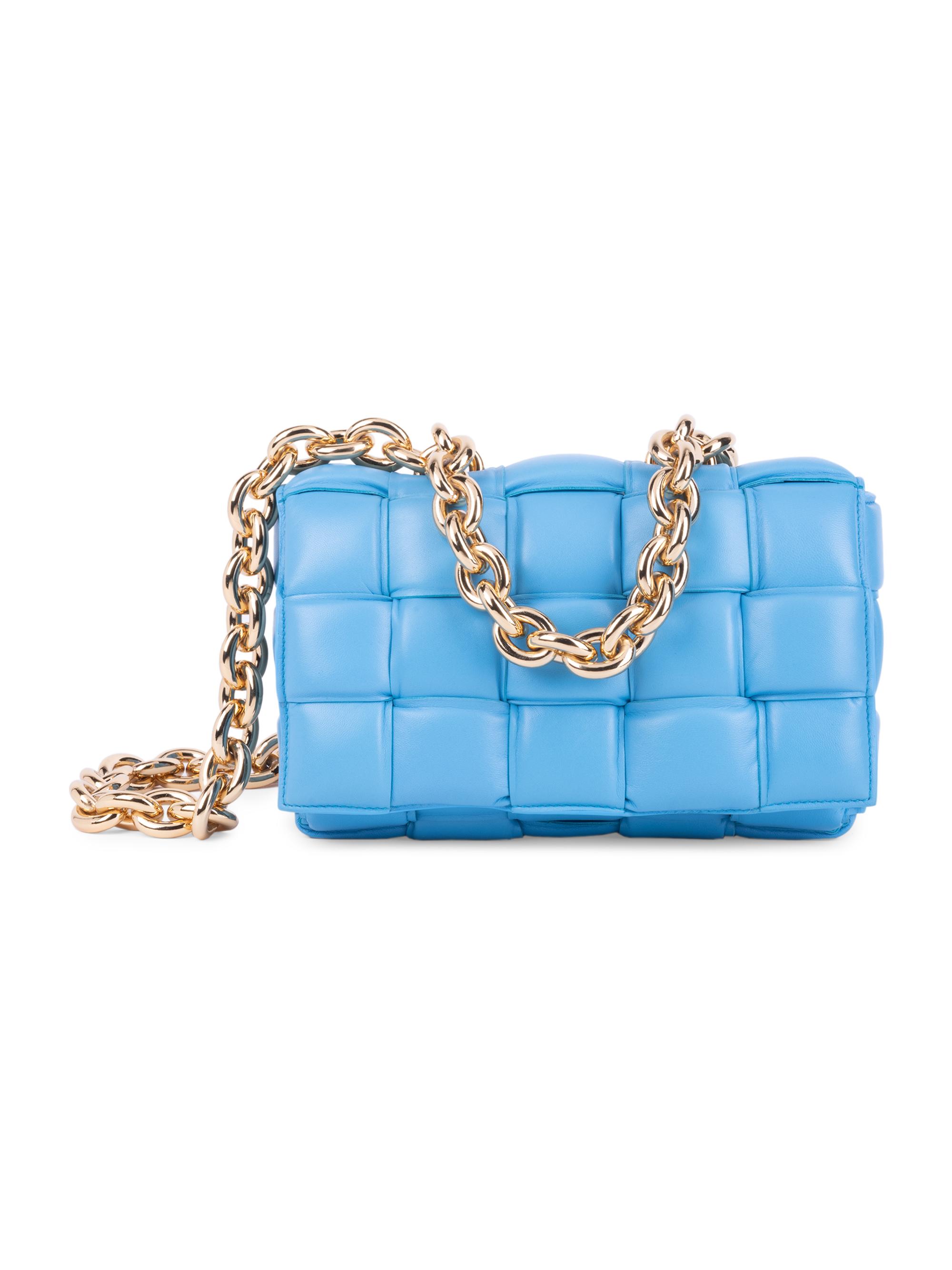 The Chain Cassette Padded Leather Shoulder Bag