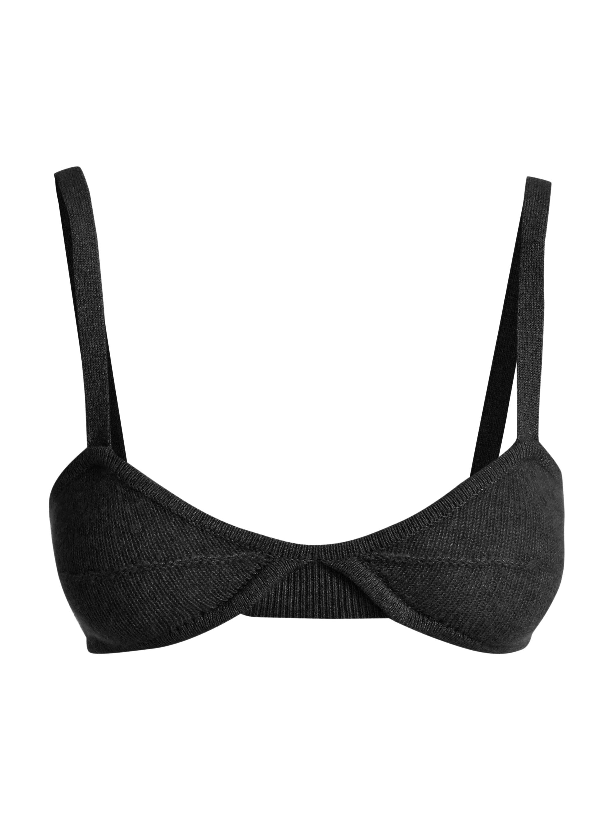 Eda Cashmere Knit Bralette Top