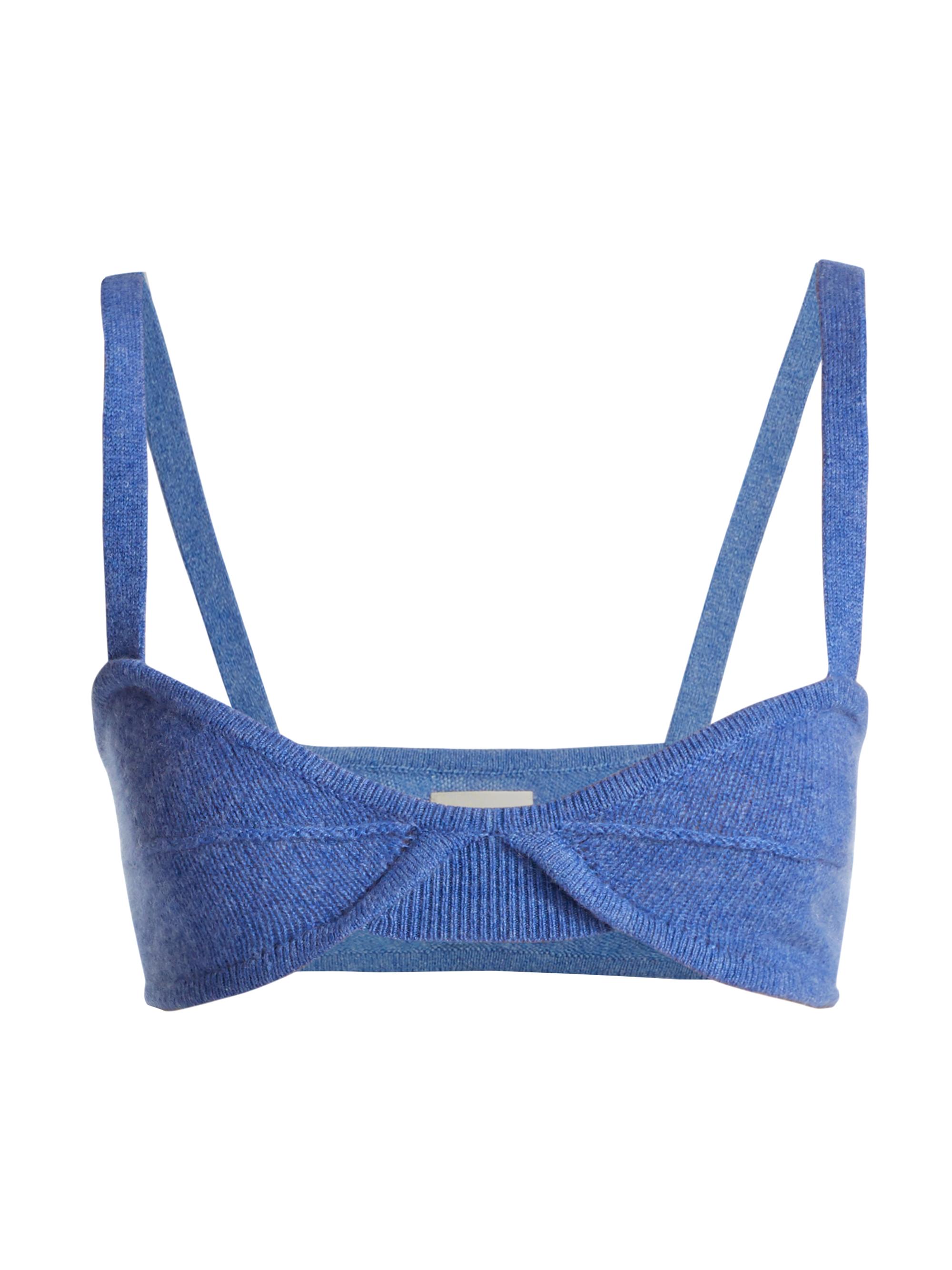 Eda Cashmere Knit Bralette Top