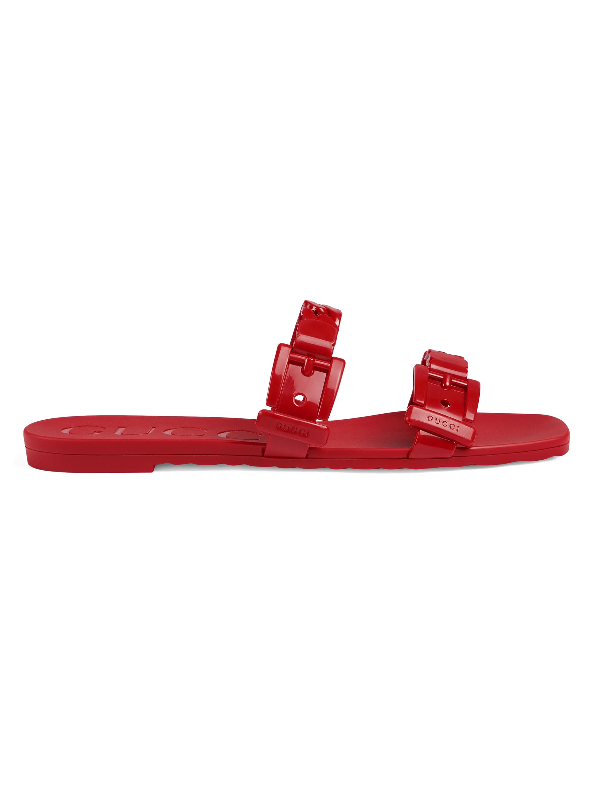 Rubber Slide Sandals