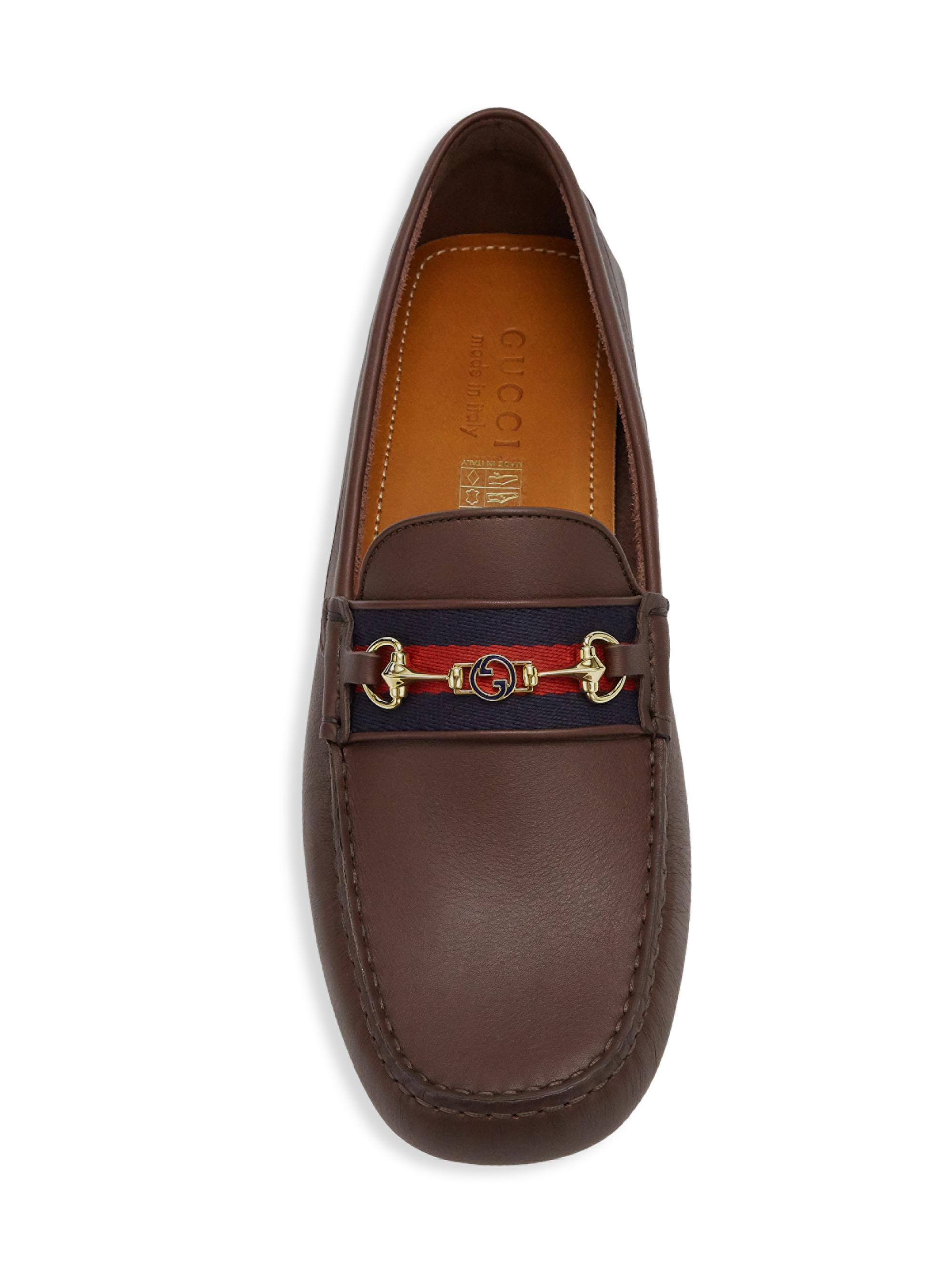 Ayrton Leather &amp; Web Driver Loafers