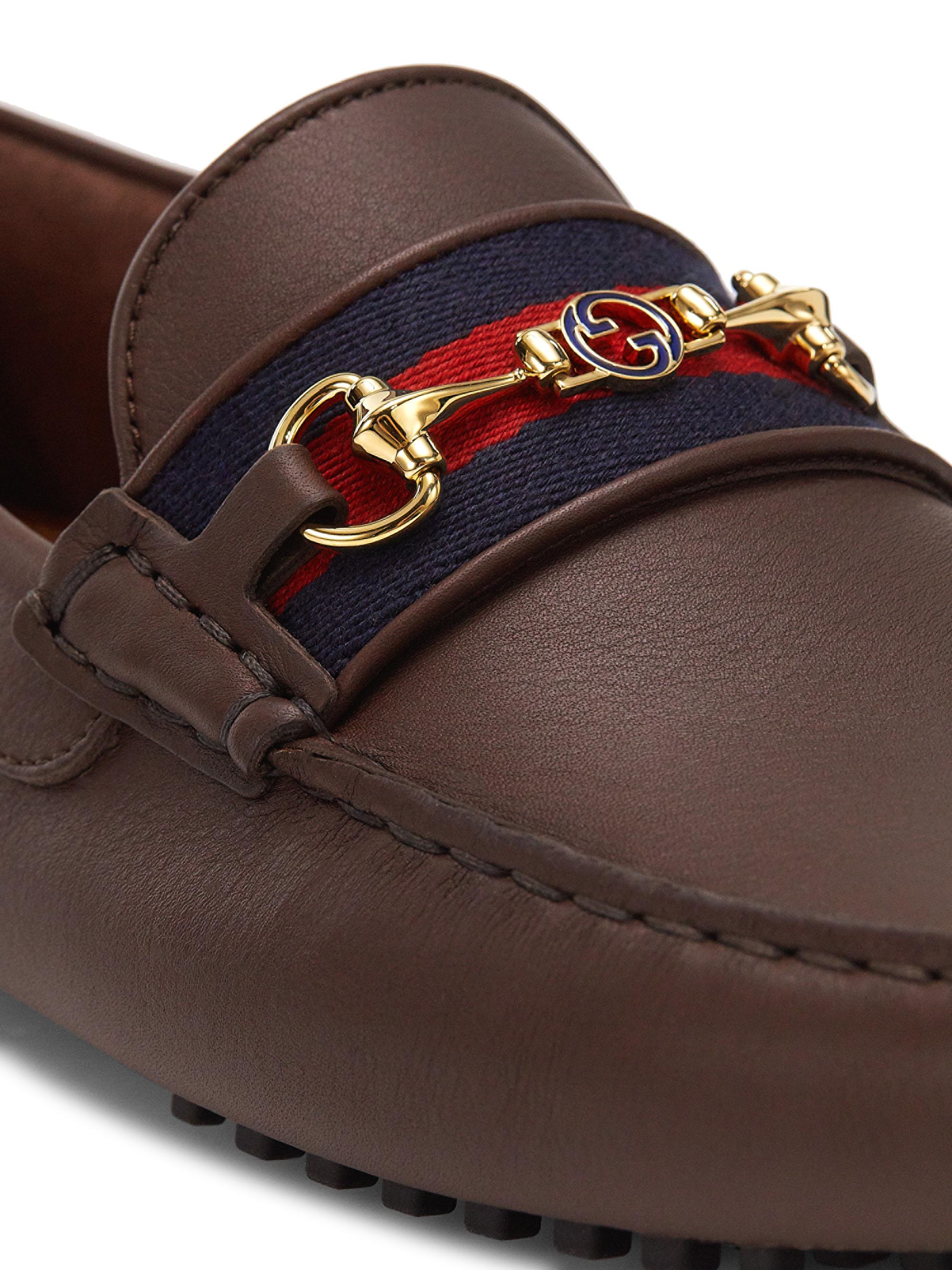 Ayrton Leather &amp; Web Driver Loafers