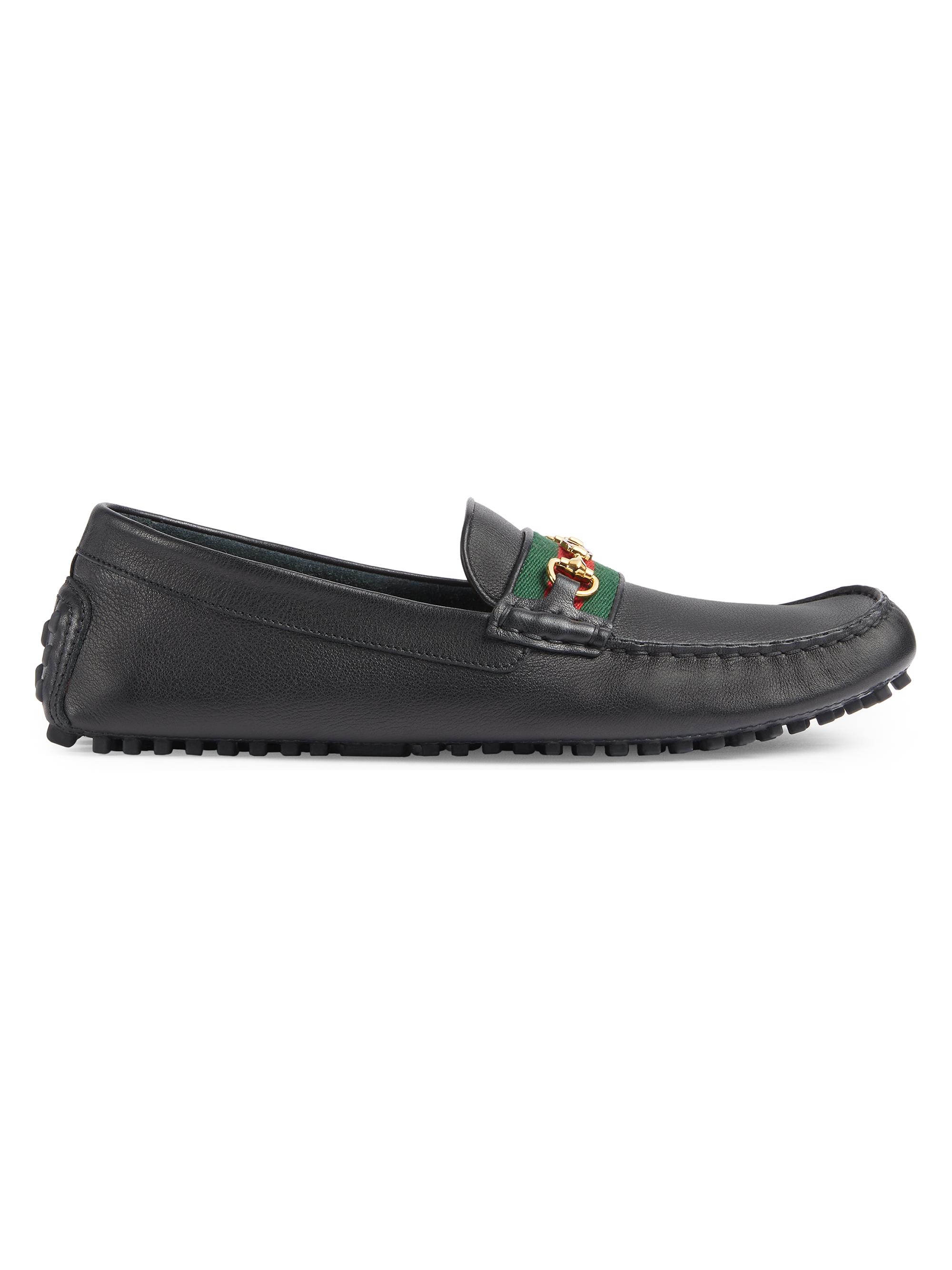 Ayrton Leather & Web Driver Loafers