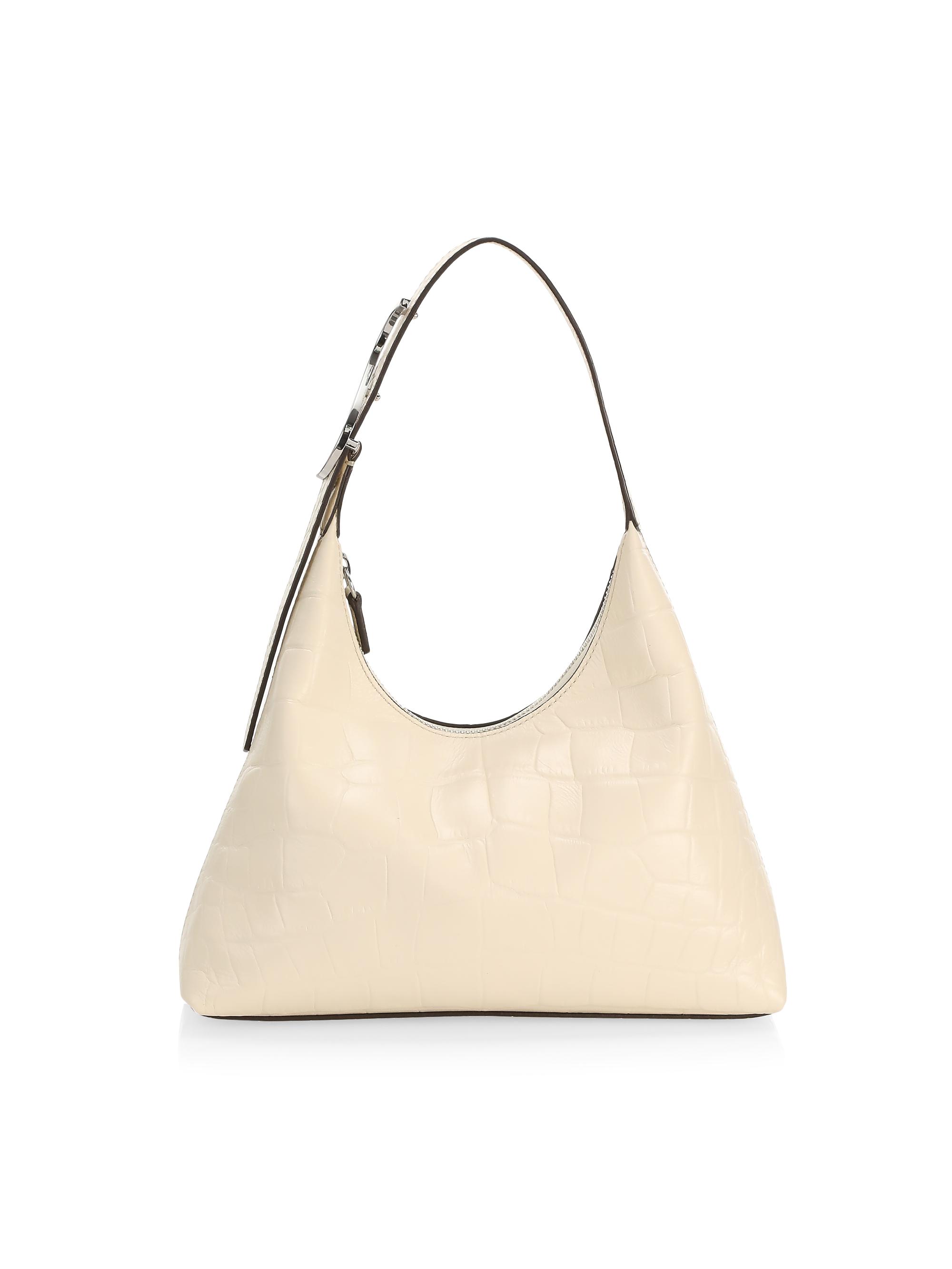 Scotty Croc-Embossed Leather Hobo Bag