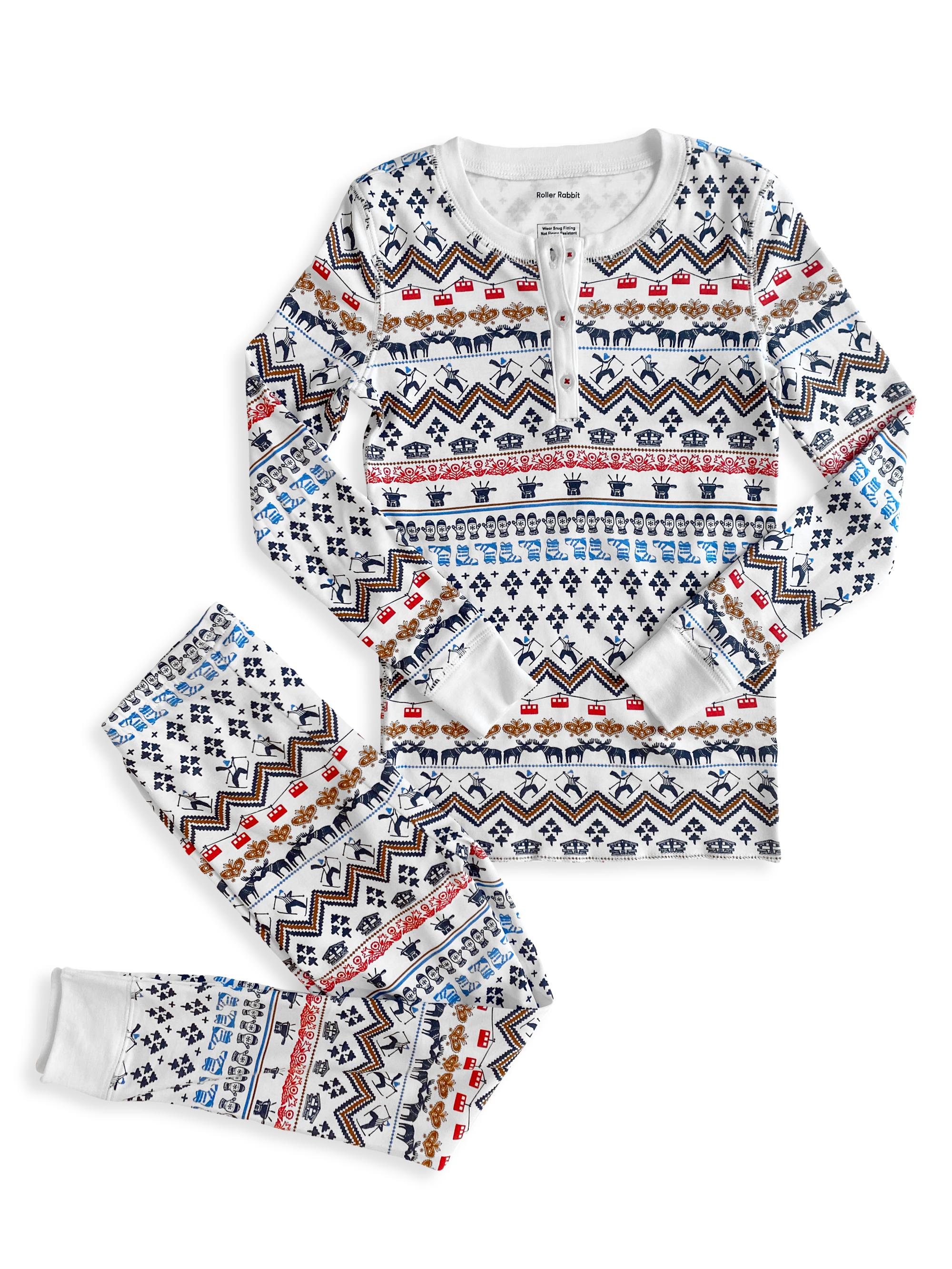 Baby's, Little Kid's & Kid's 2-Piece Chalet Pajama Set