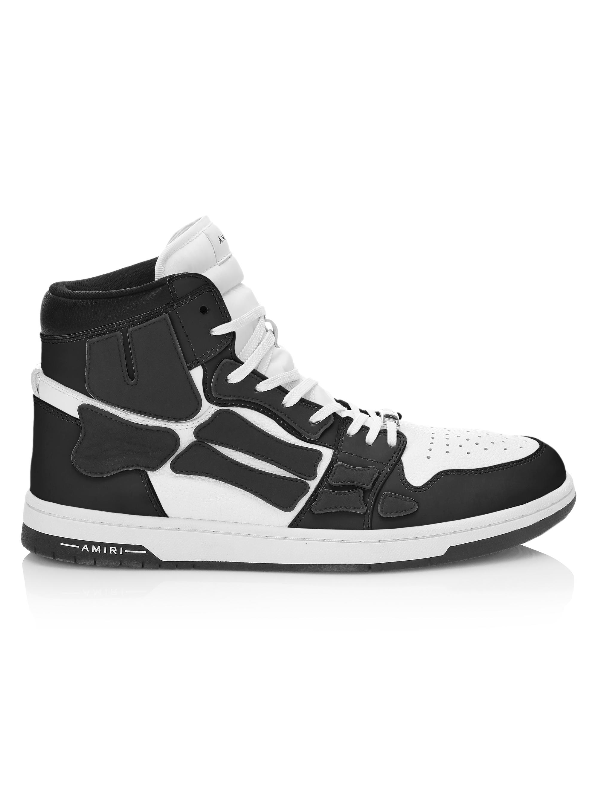 Skeleton Bone High-Top Sneakers