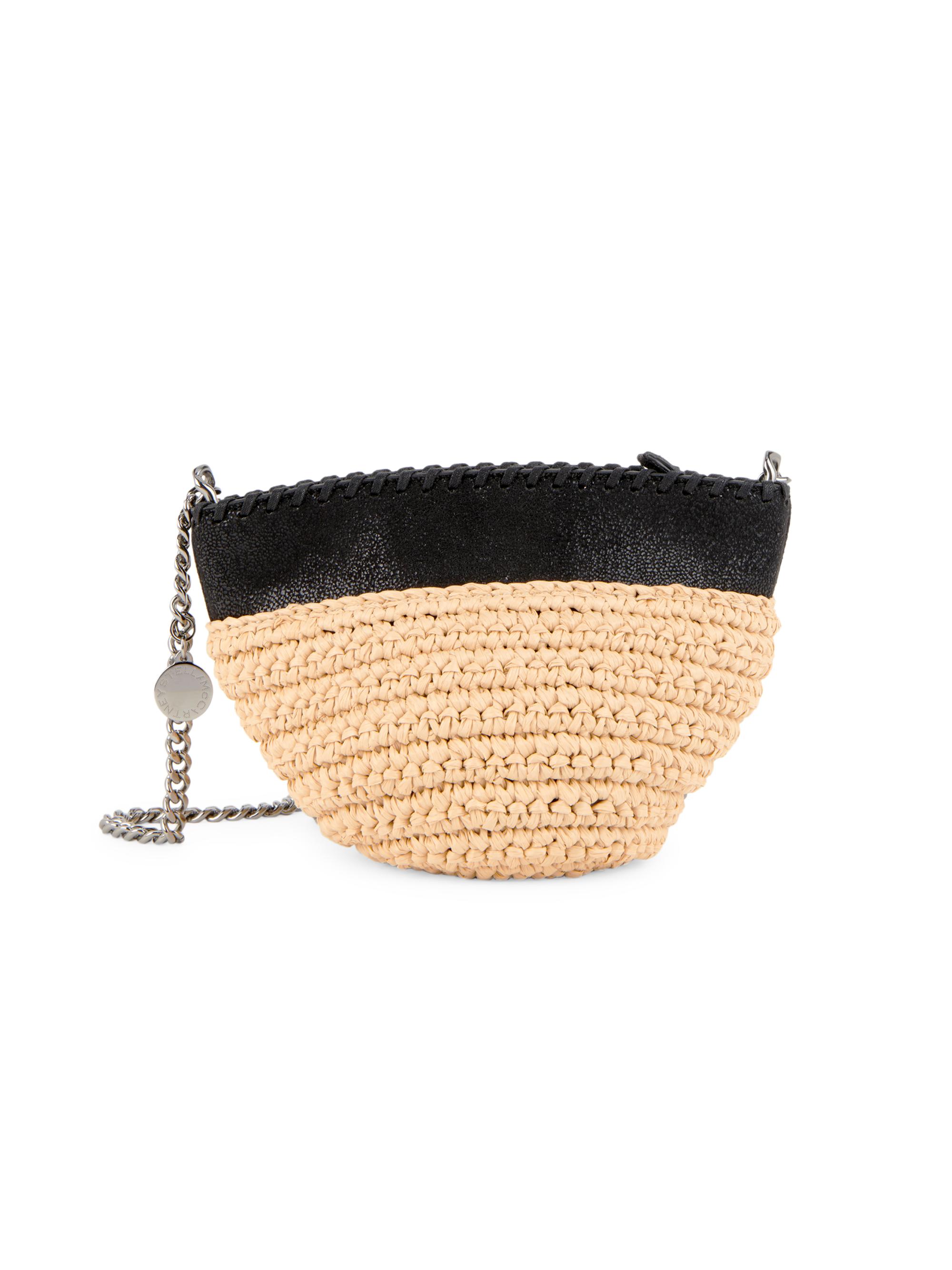 Falabella Raffia Crossbody Bag