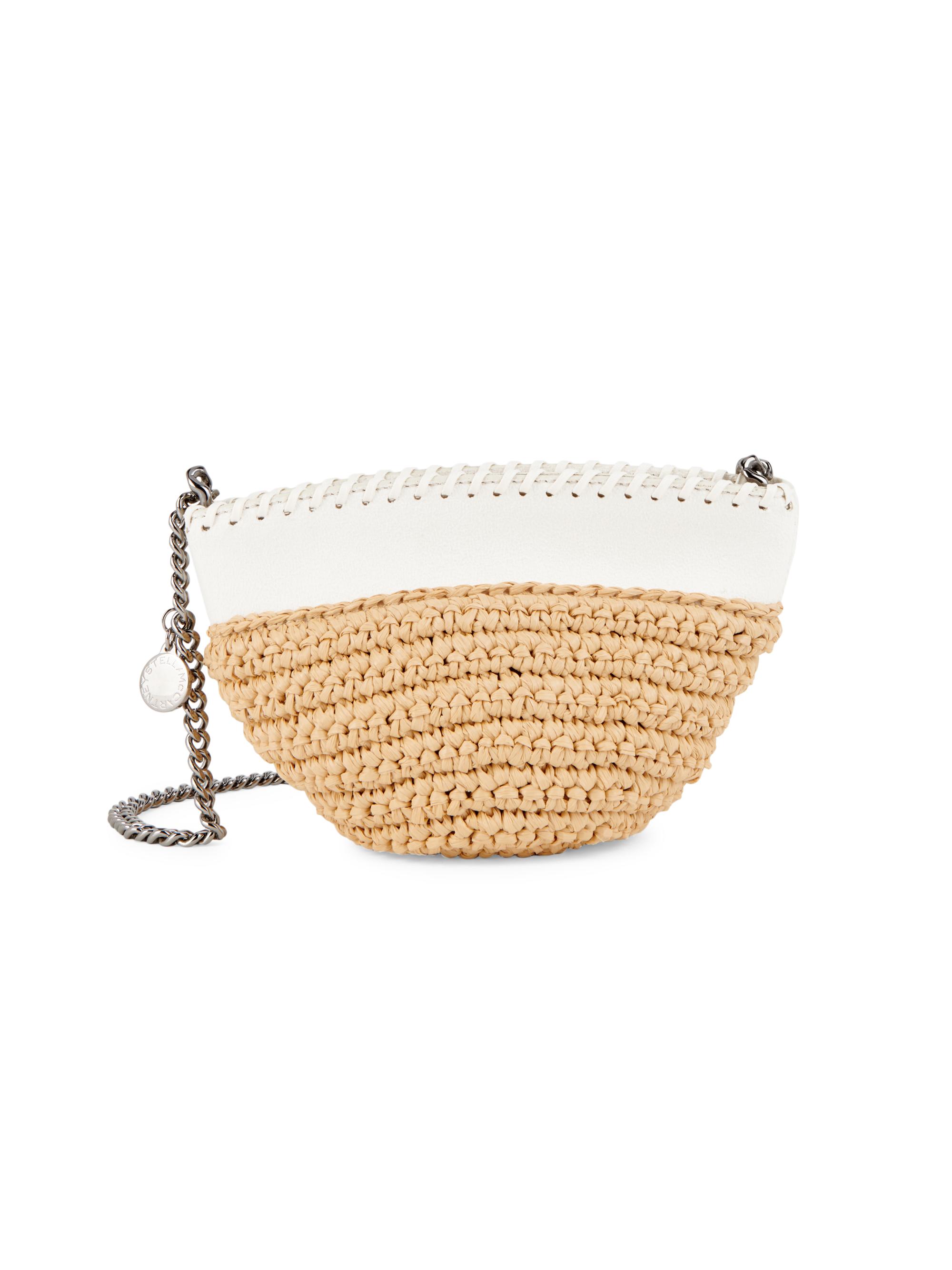 Falabella Raffia Crossbody Bag