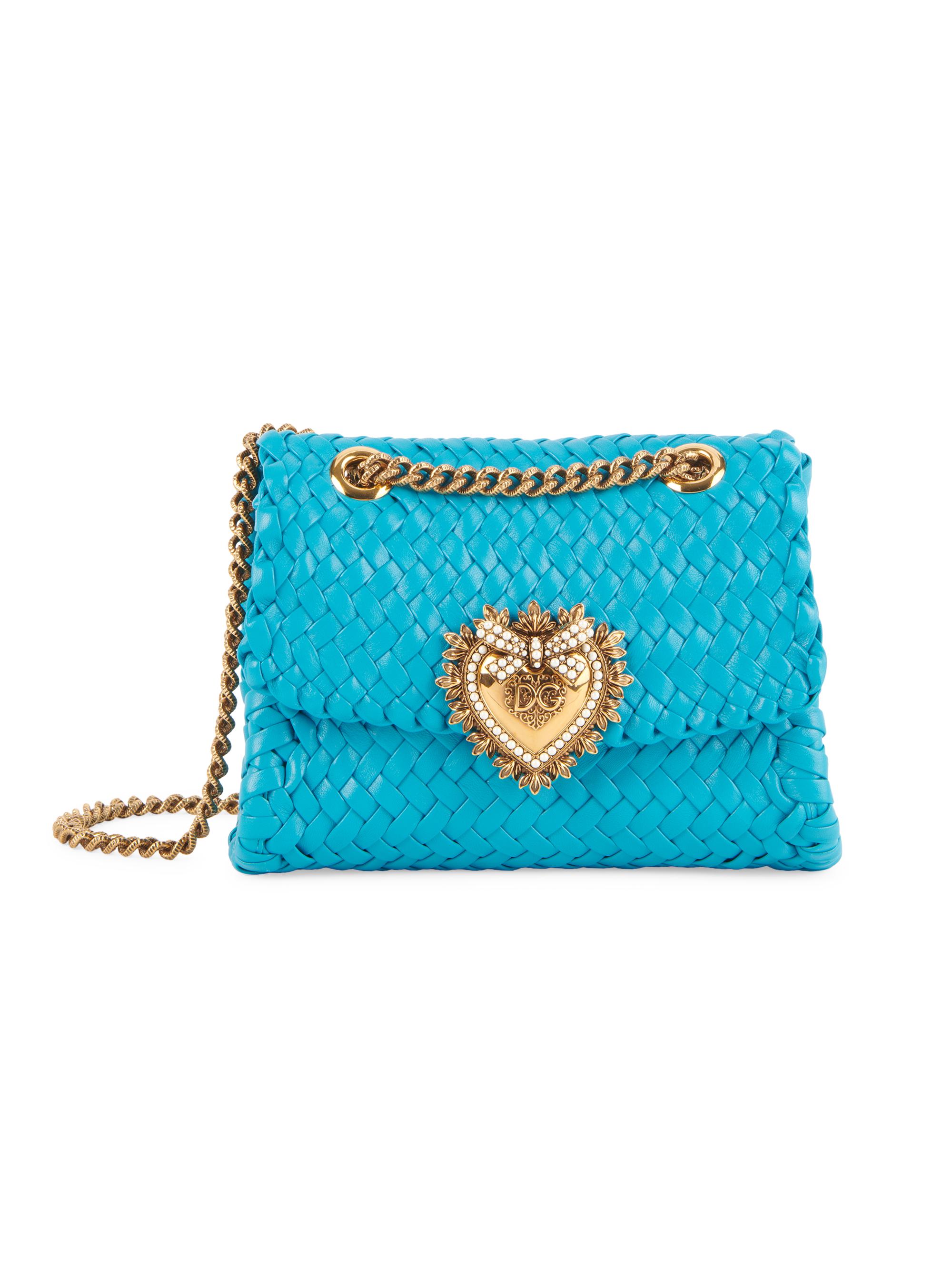 Devotion Woven Leather Shoulder Bag