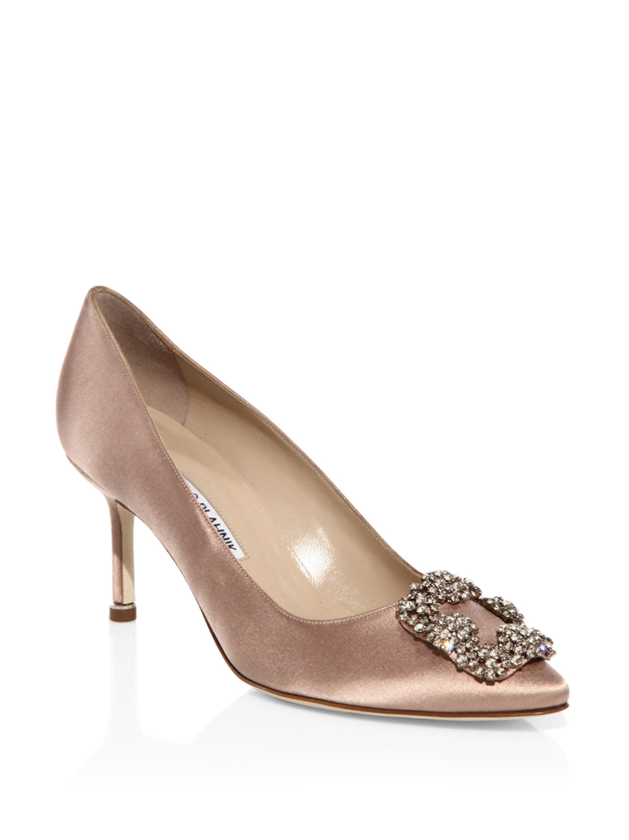 Hangisi 70 Embellished Satin Pumps