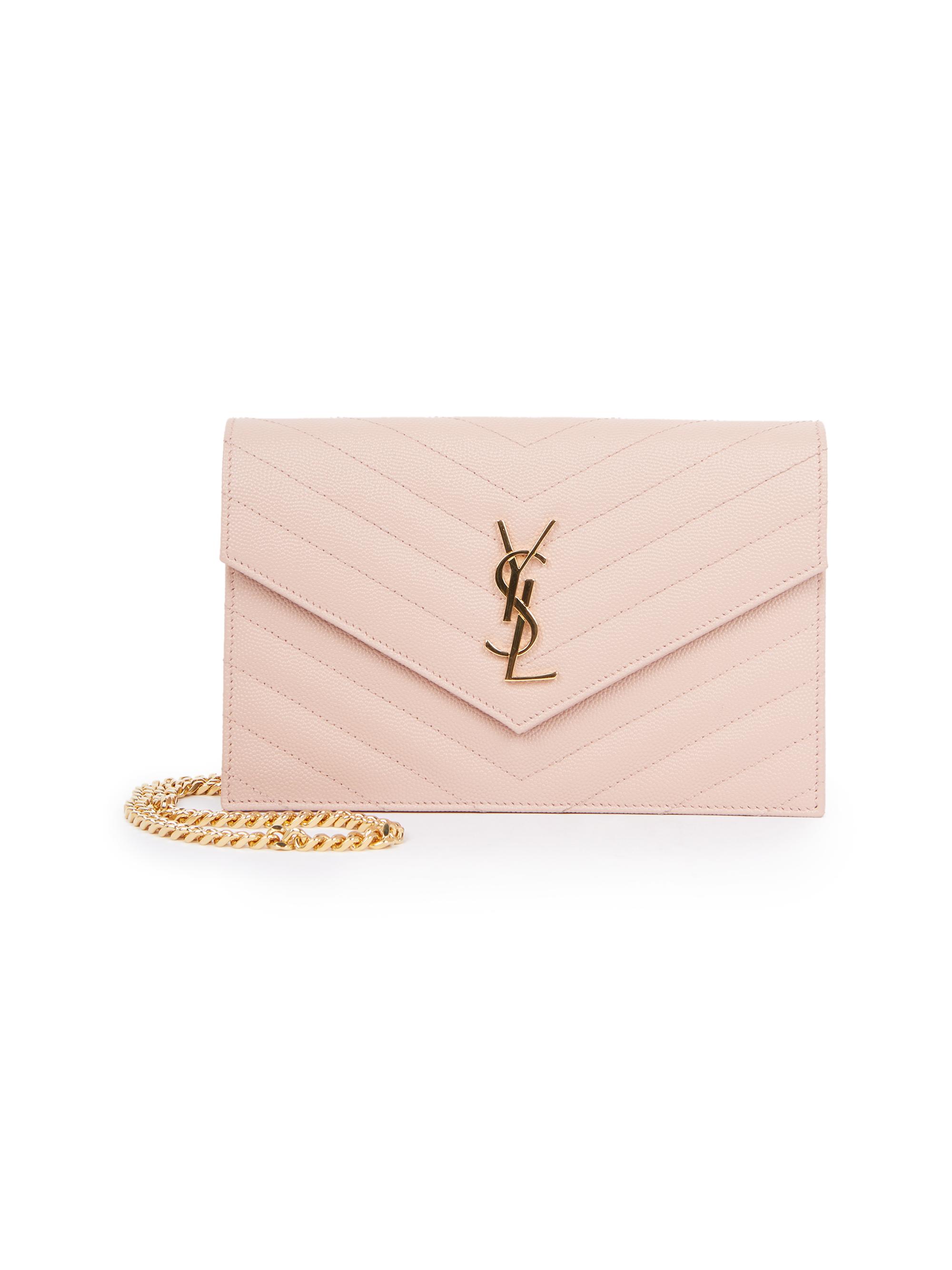 Small Monogram Matelassé Leather Wallet-On-Chain