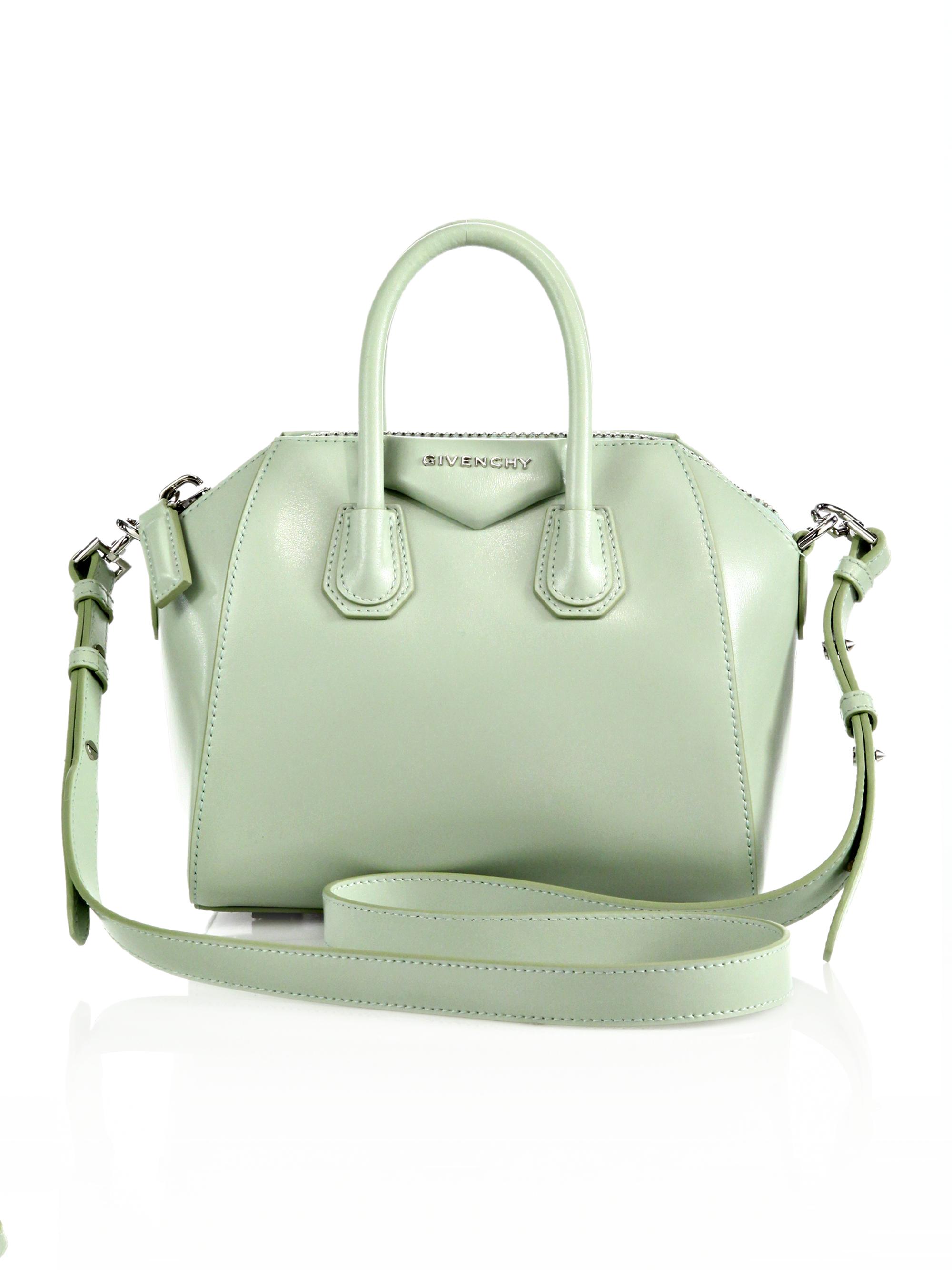 Mini Antigona Leather Satchel
