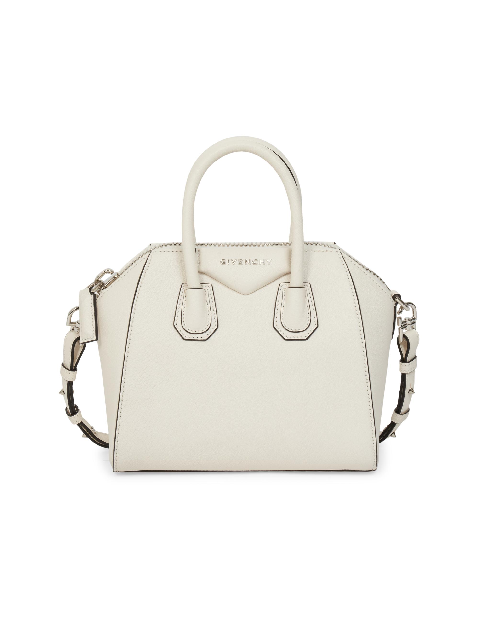 Mini Antigona Leather Satchel