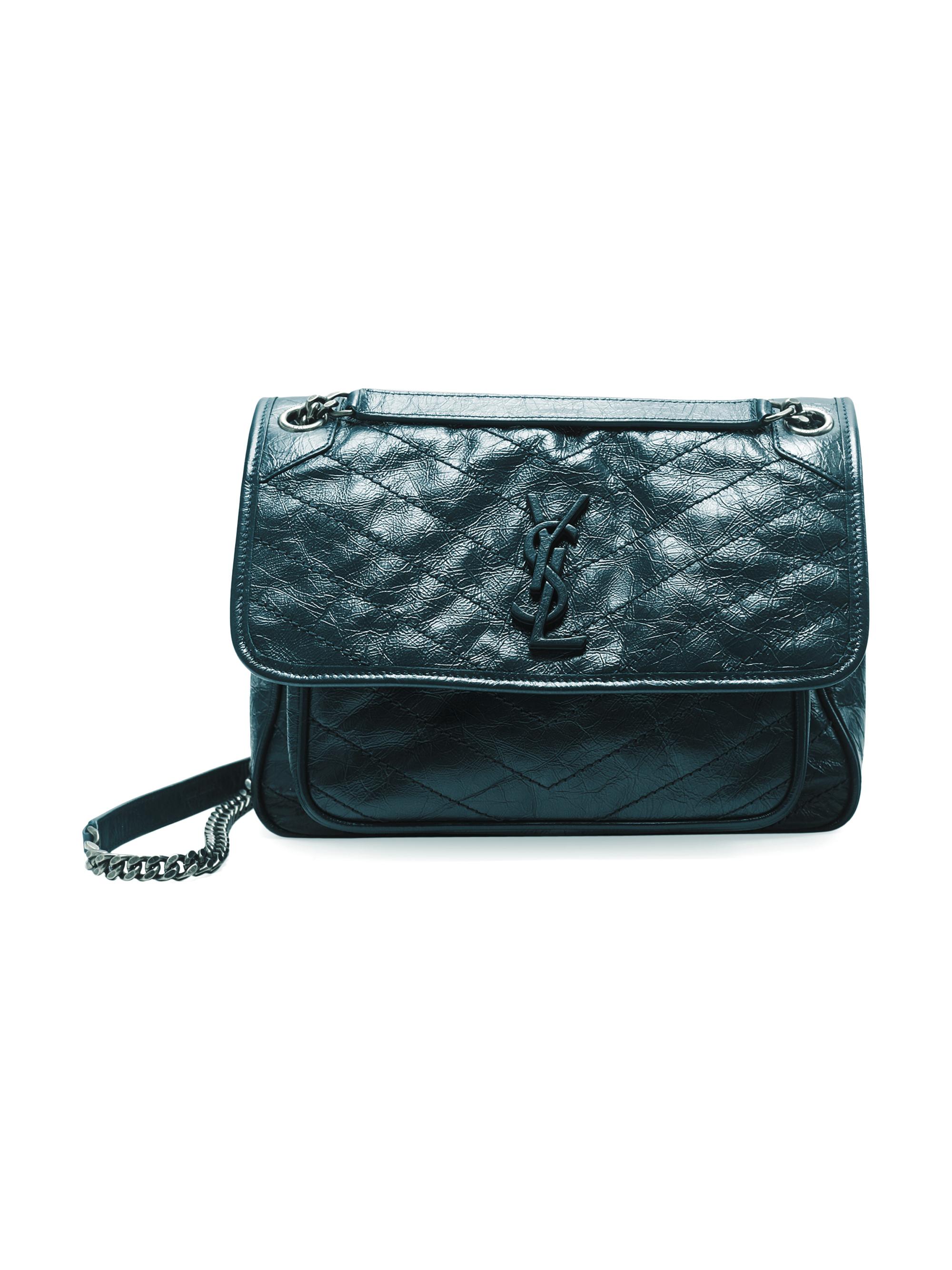 Medium Niki Leather Shoulder Bag