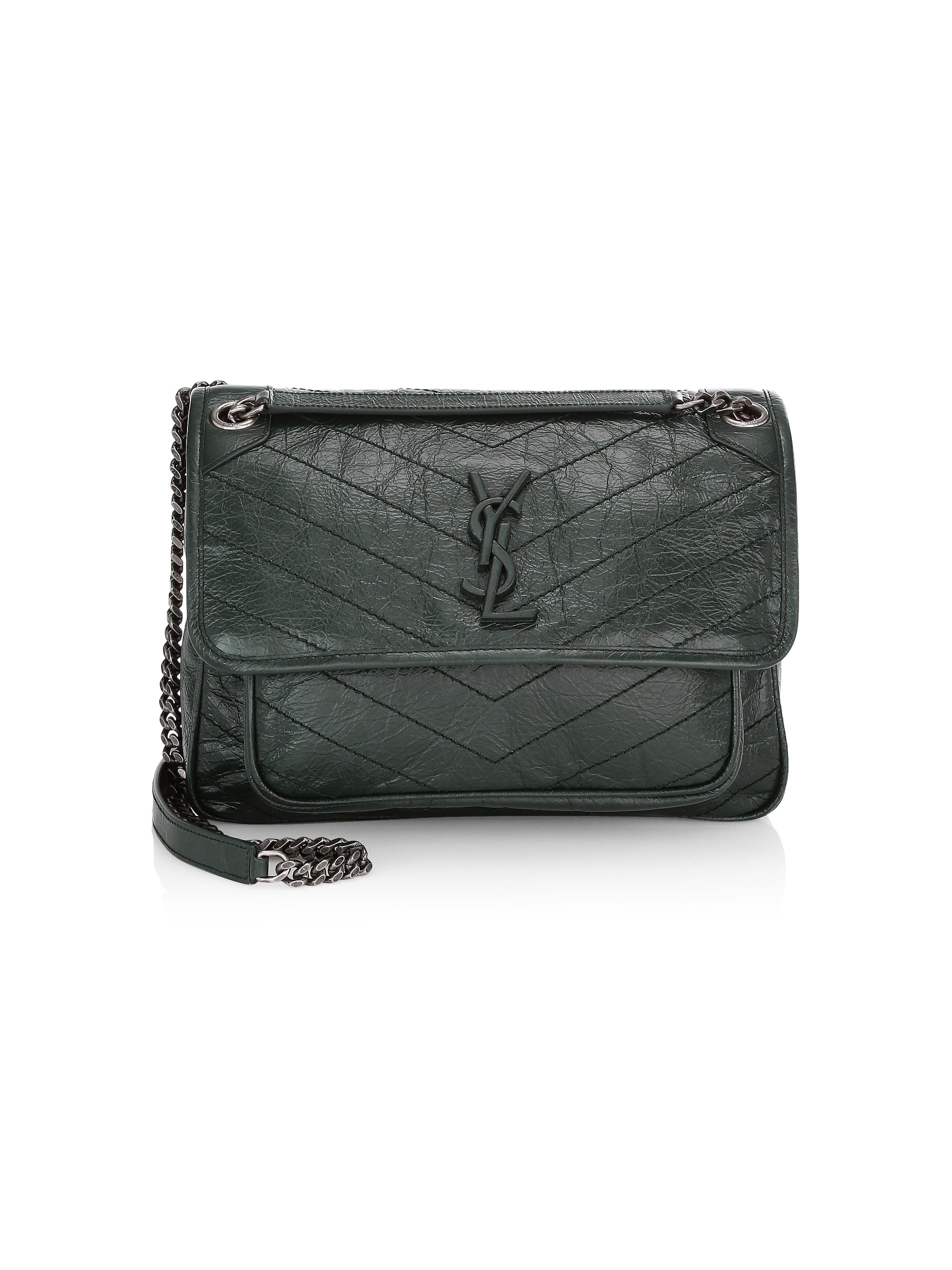 Medium Niki Leather Shoulder Bag