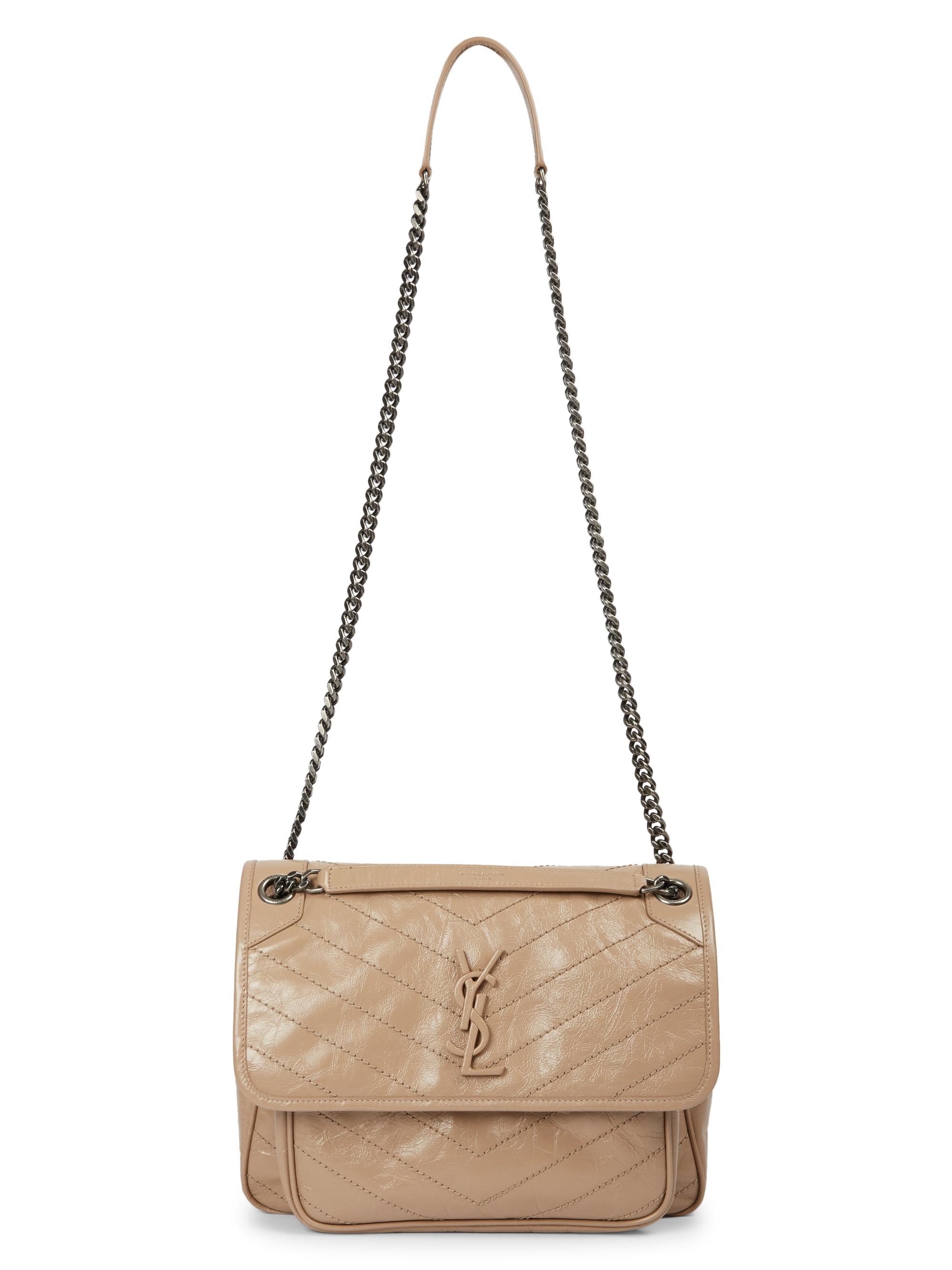 Medium Niki Leather Shoulder Bag