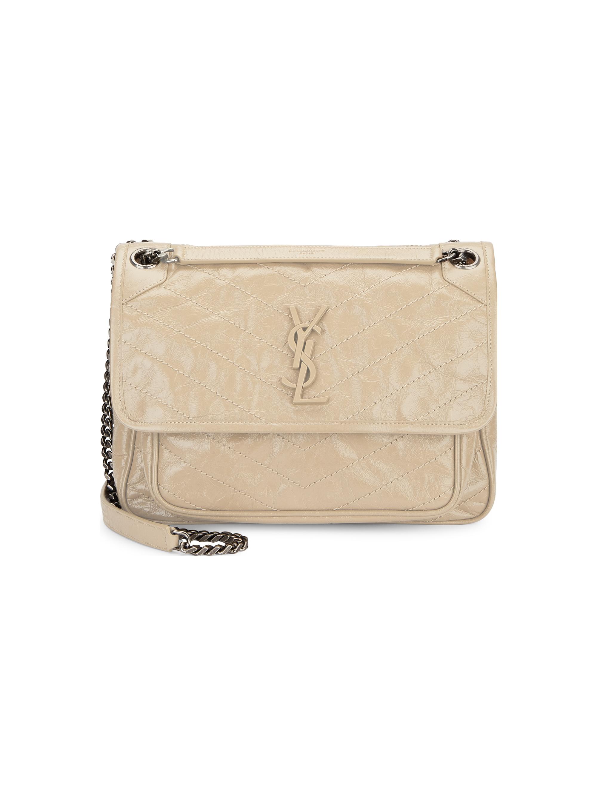 Medium Niki Leather Shoulder Bag