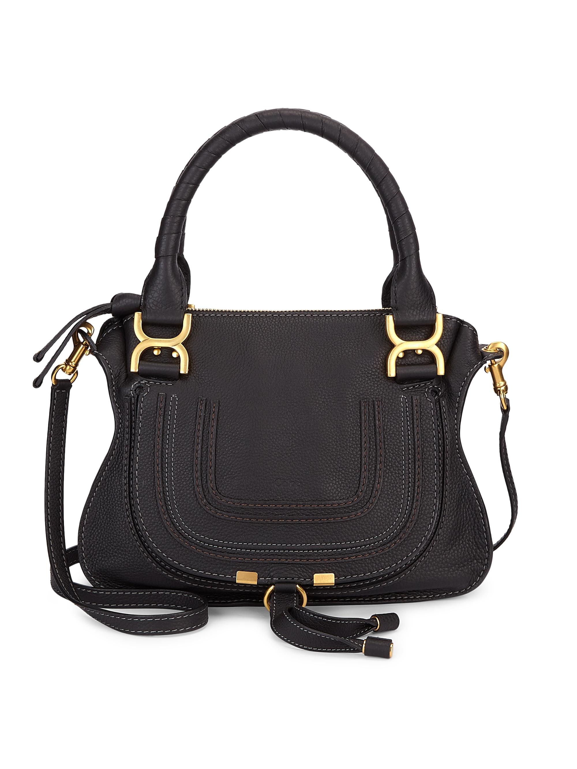Small Marcie Leather Satchel