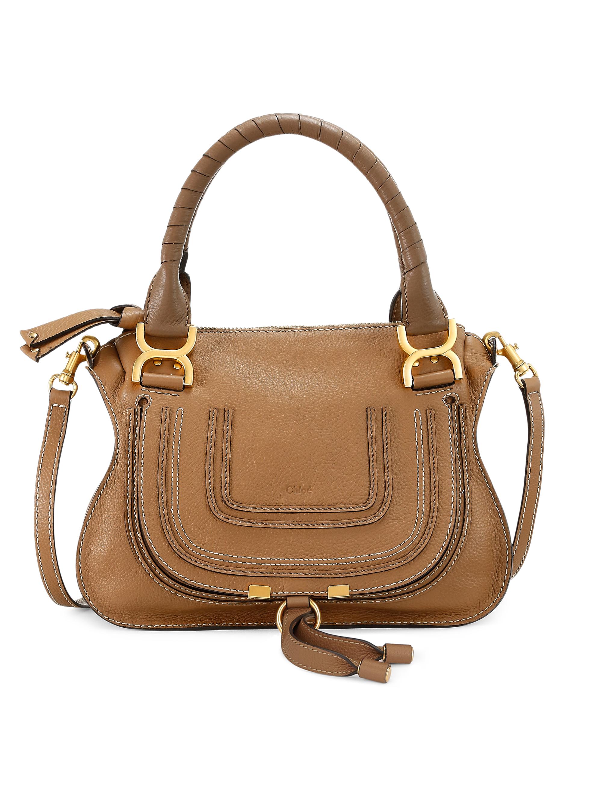 Small Marcie Leather Satchel