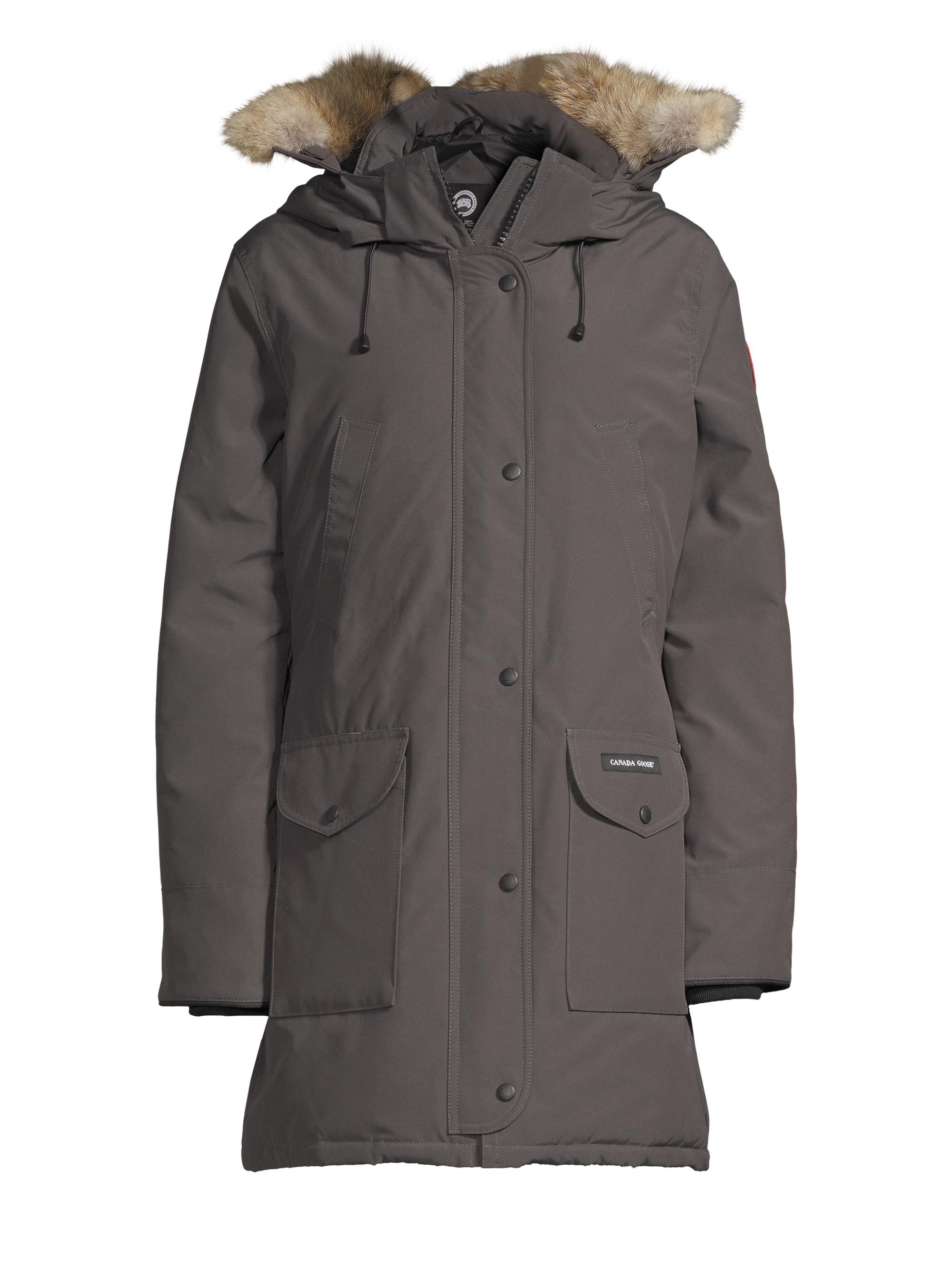 Trillium Coyote Fur-Trim Down Parka