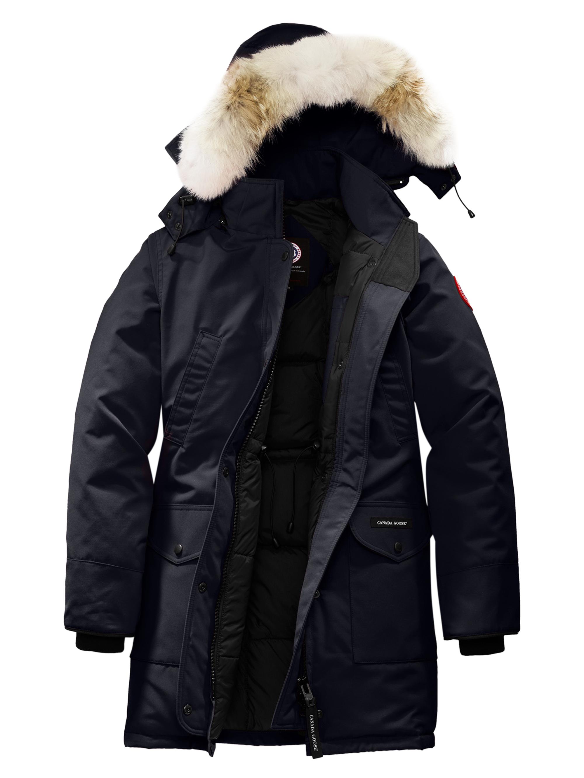 Trillium Coyote Fur-Trim Down Parka