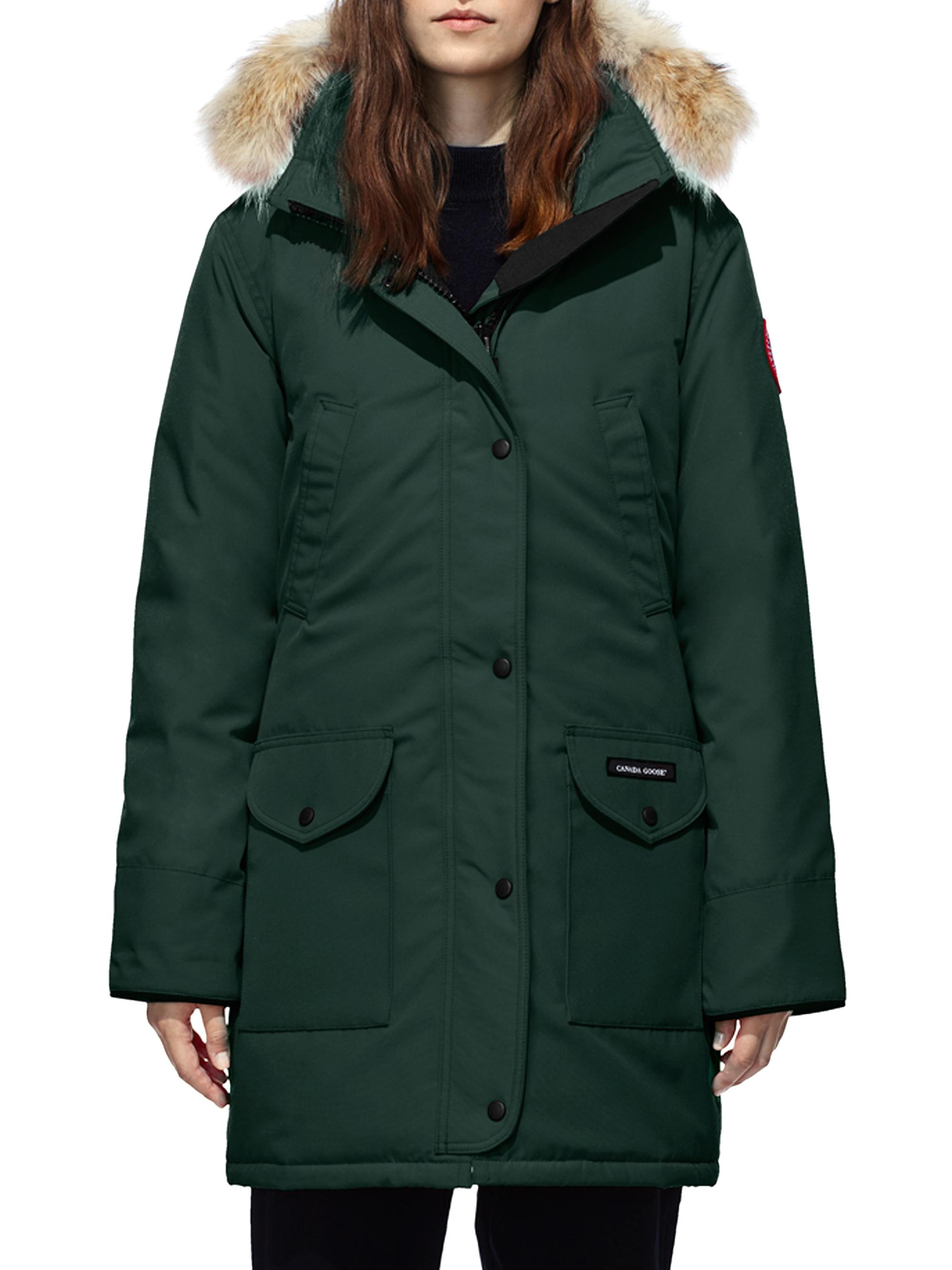 Trillium Coyote Fur-Trim Down Parka