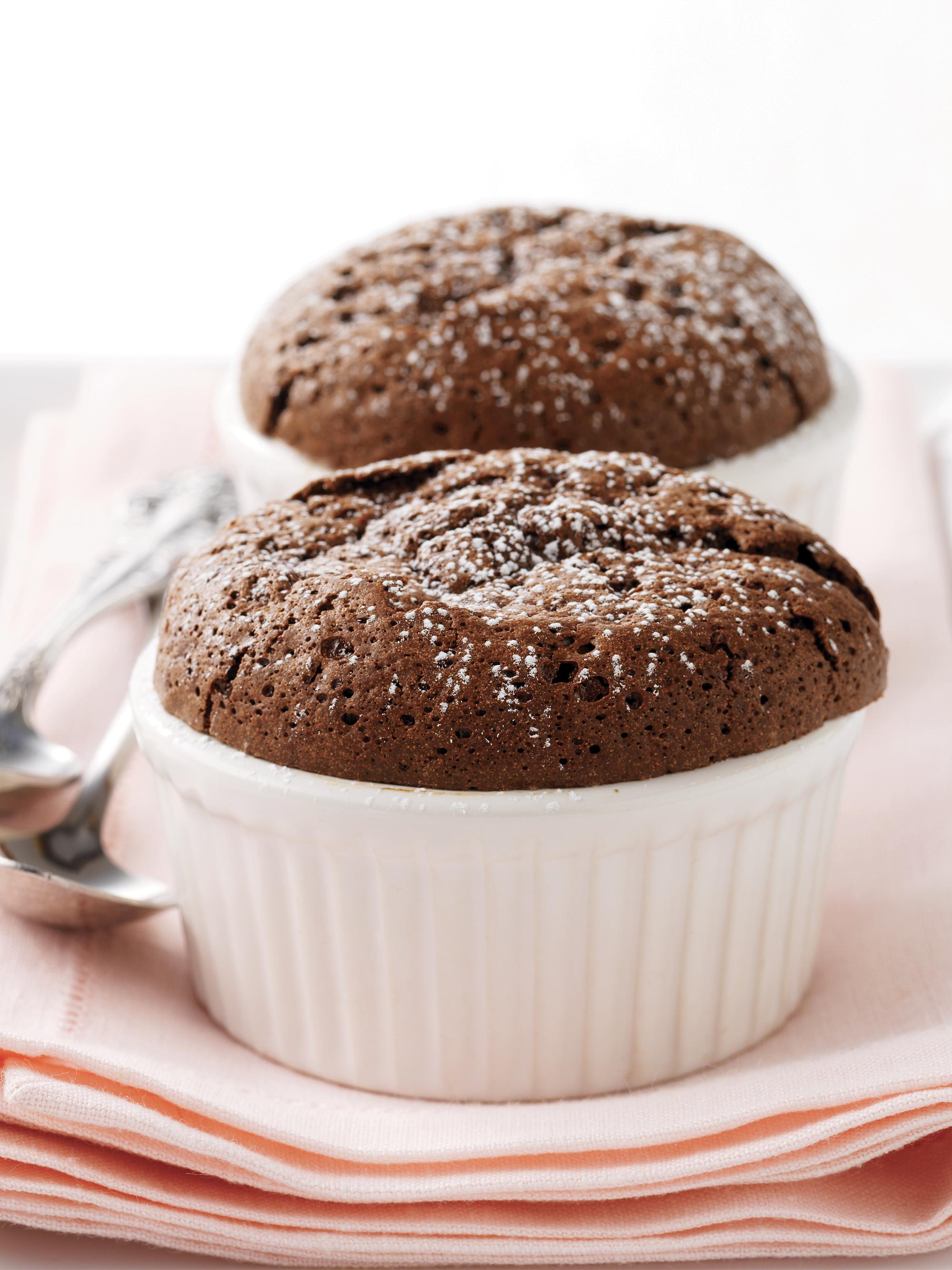 Chocolate Soufflé, Set of Four