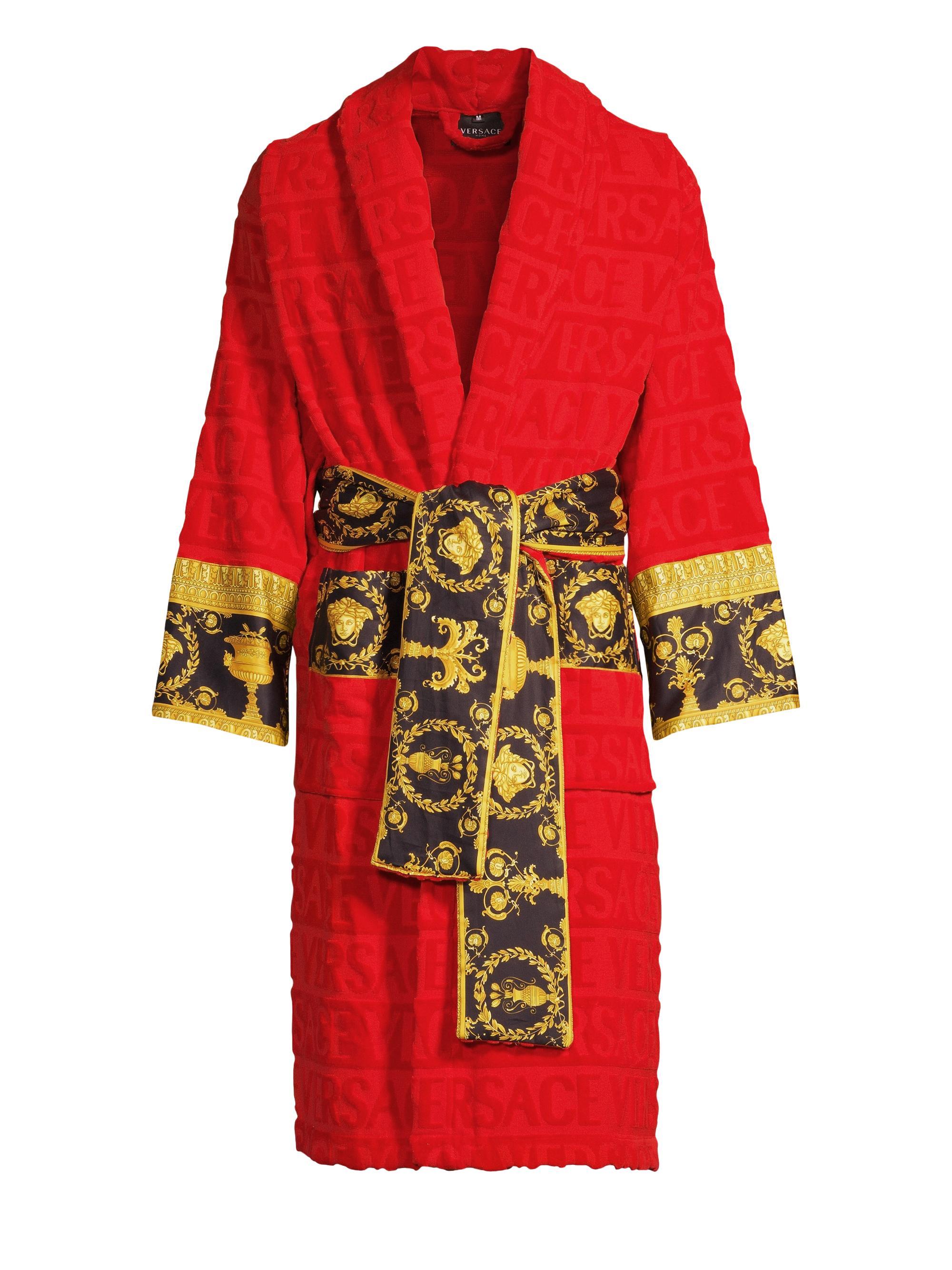 Logo Toweling Baroque Bathrobe