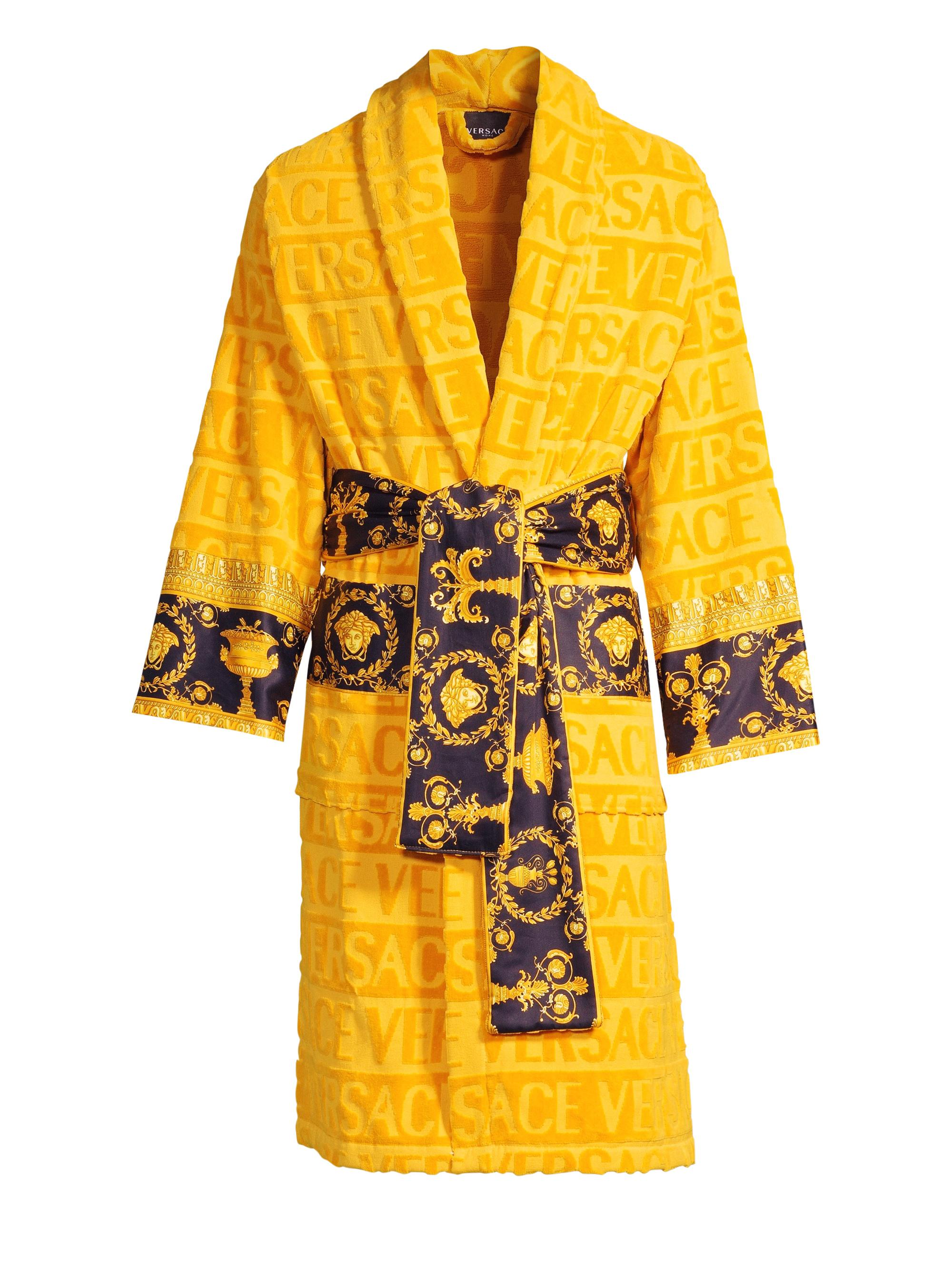 Logo Toweling Baroque Bathrobe