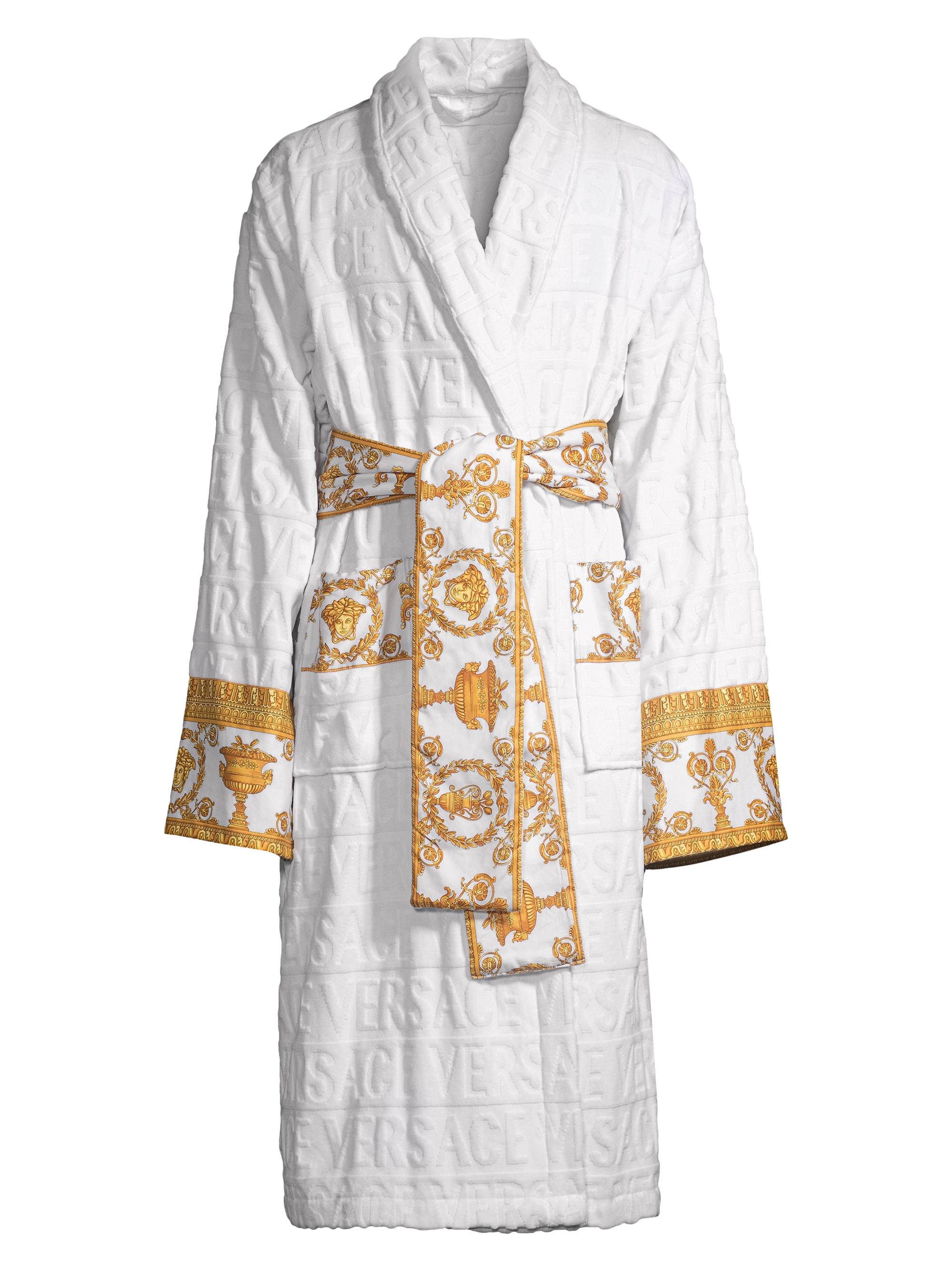 Logo Toweling Baroque Bathrobe