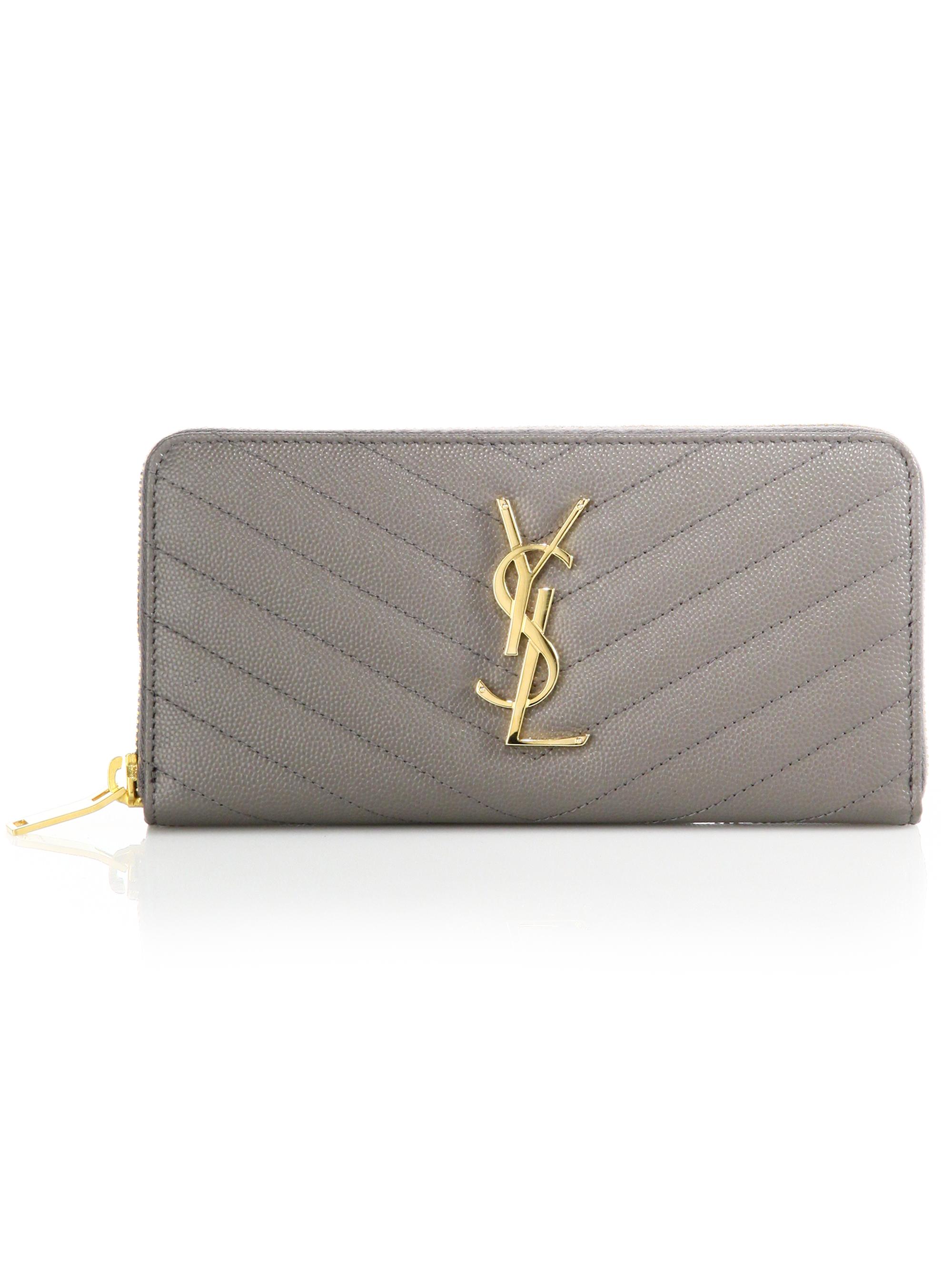Monogram Matelassé Leather Zip-Around Wallet