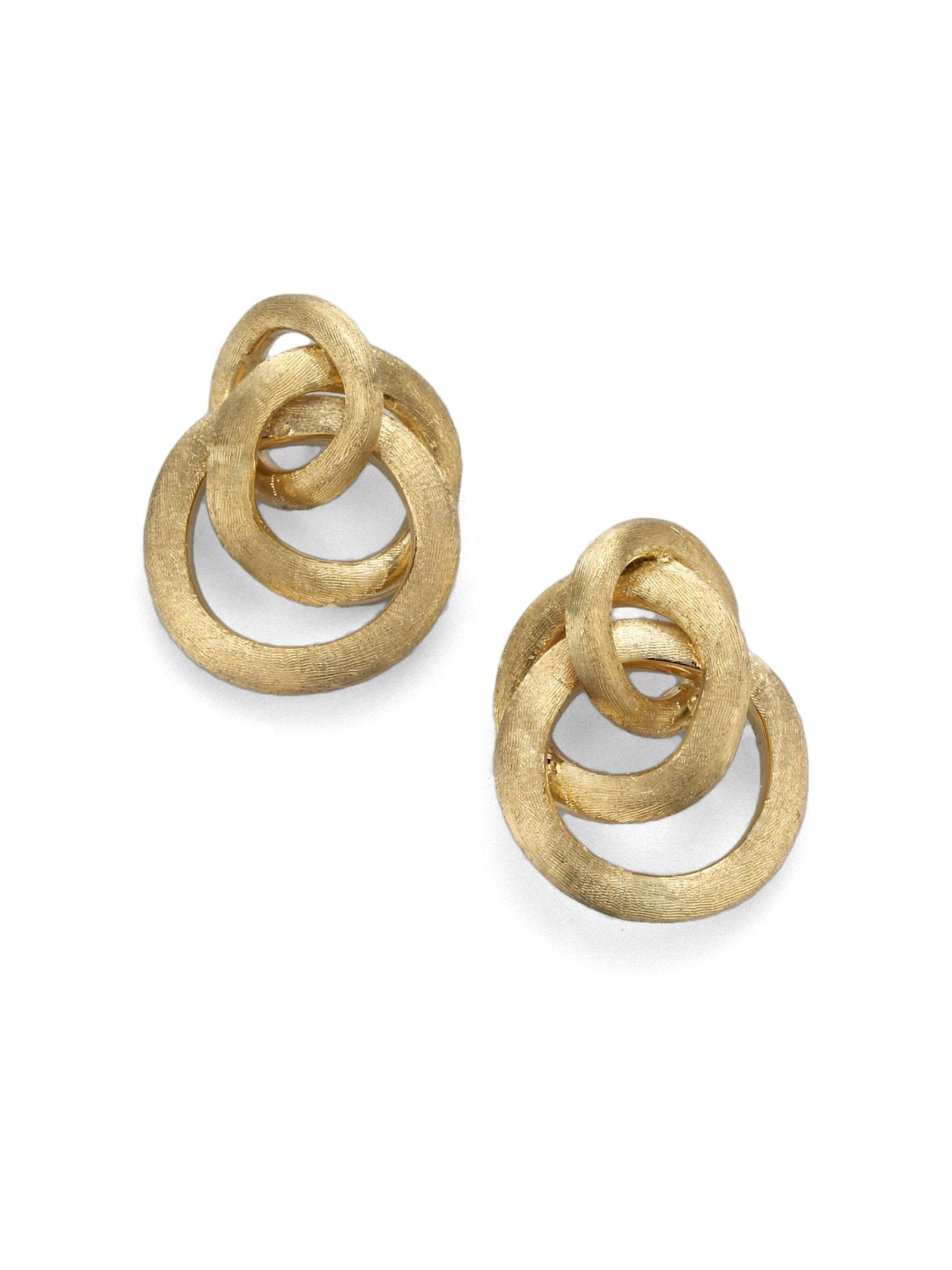 Jaipur Link 18K Yellow Gold Earrings
