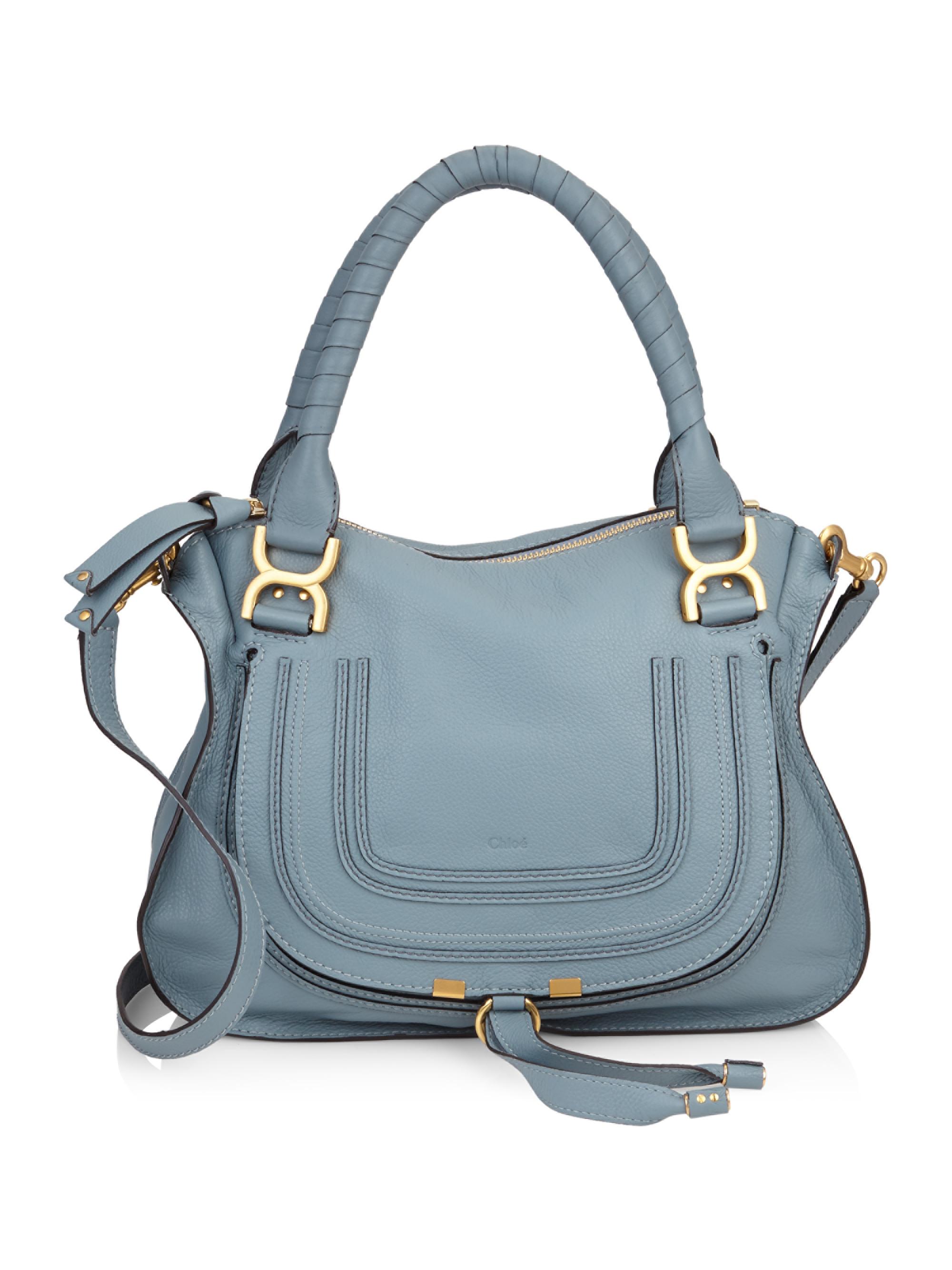 Medium Marcie Leather Satchel
