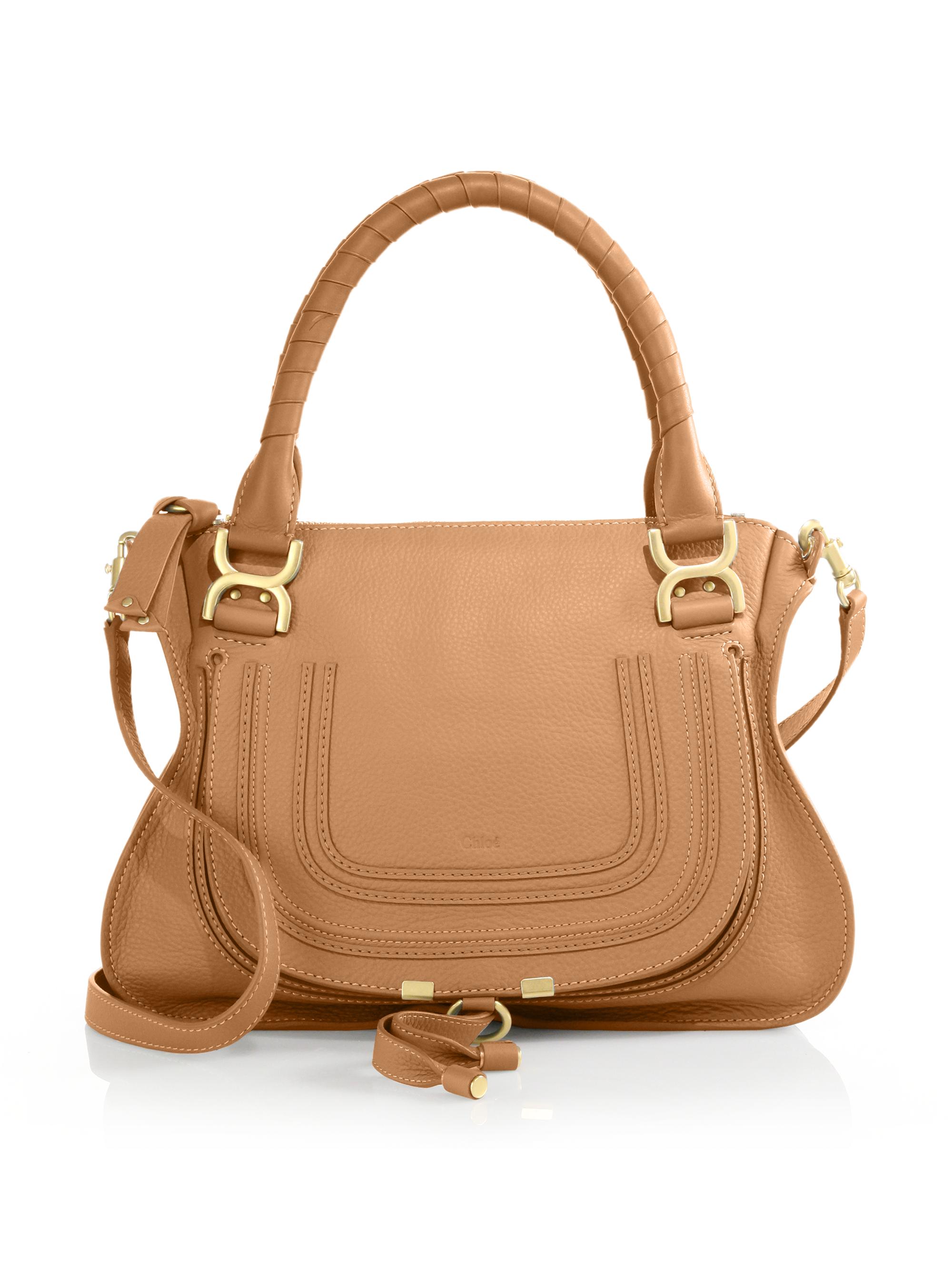 Medium Marcie Leather Satchel