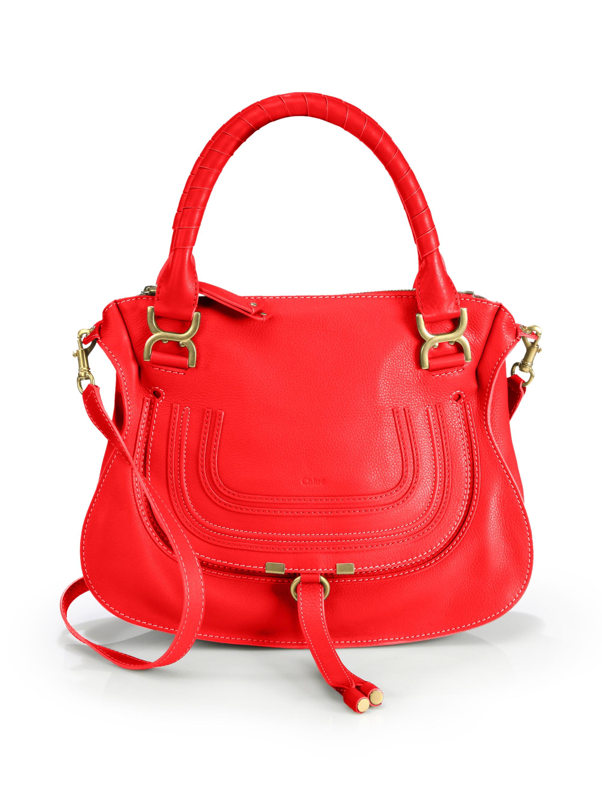 Medium Marcie Leather Satchel