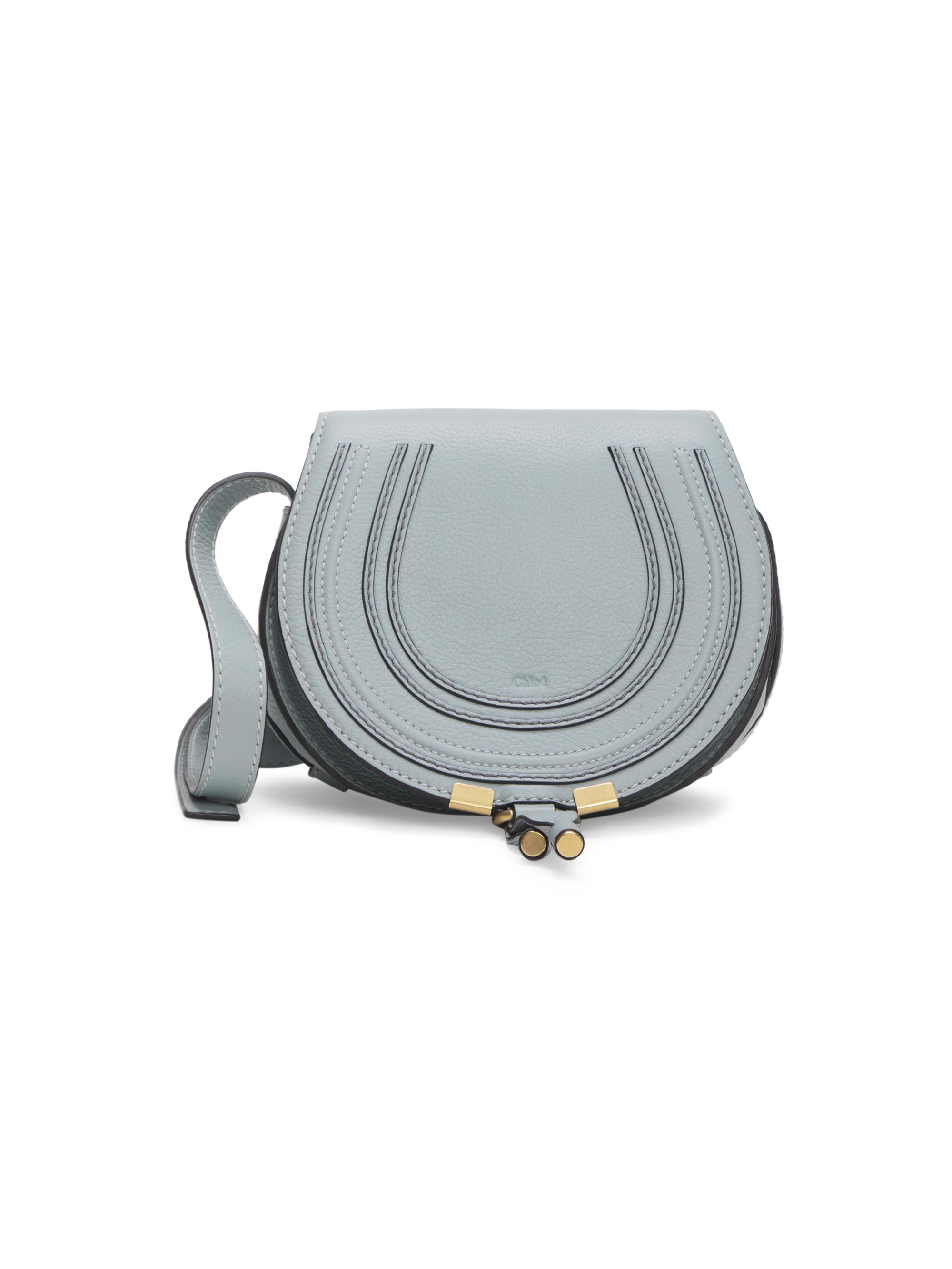 Small Marcie Leather Saddle Bag