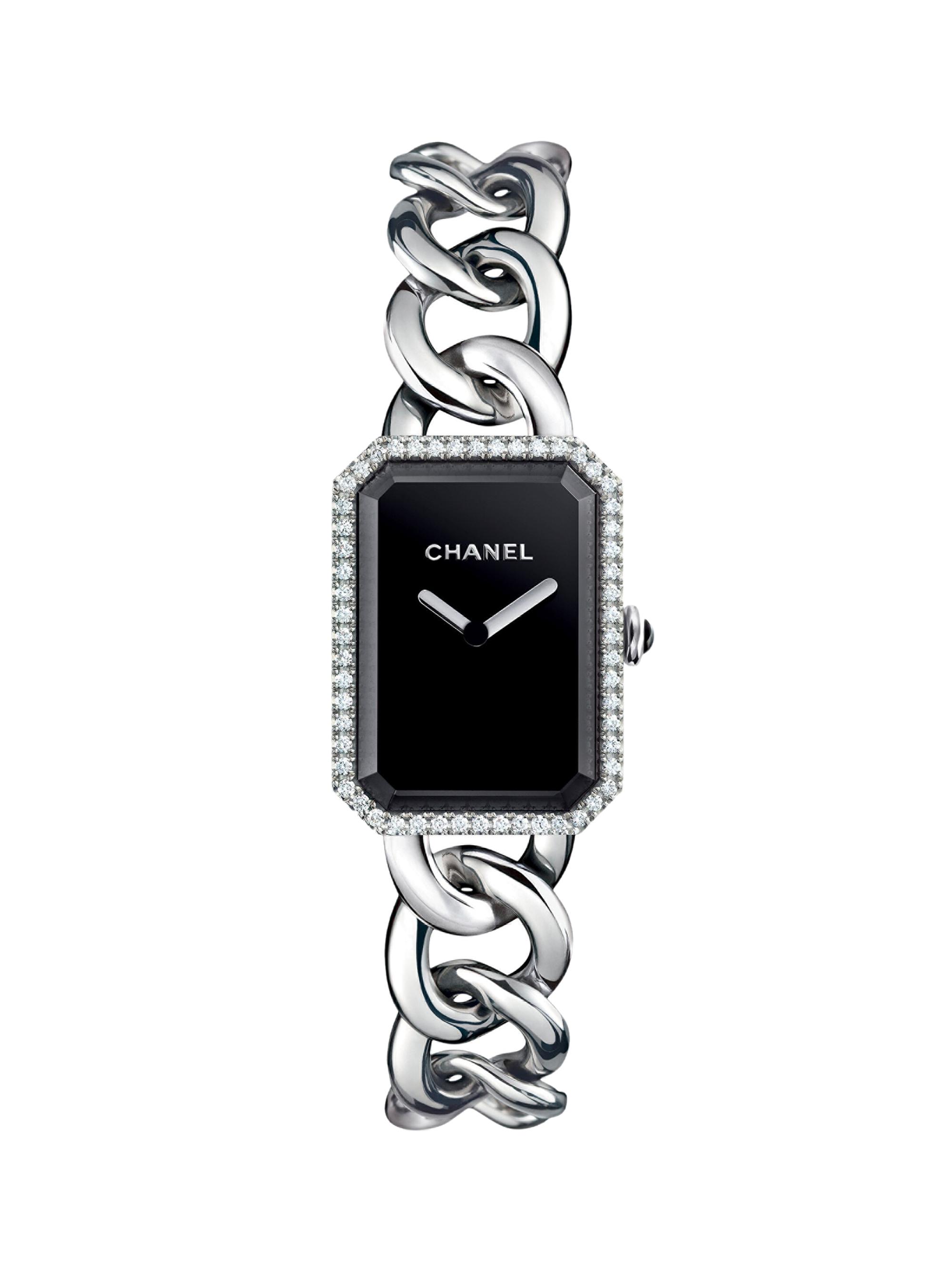 Première Diamond & Stainless Steel Bracelet Watch